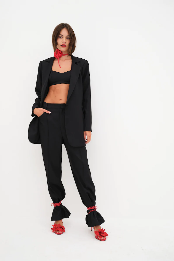 Shannon Crop Top // Black