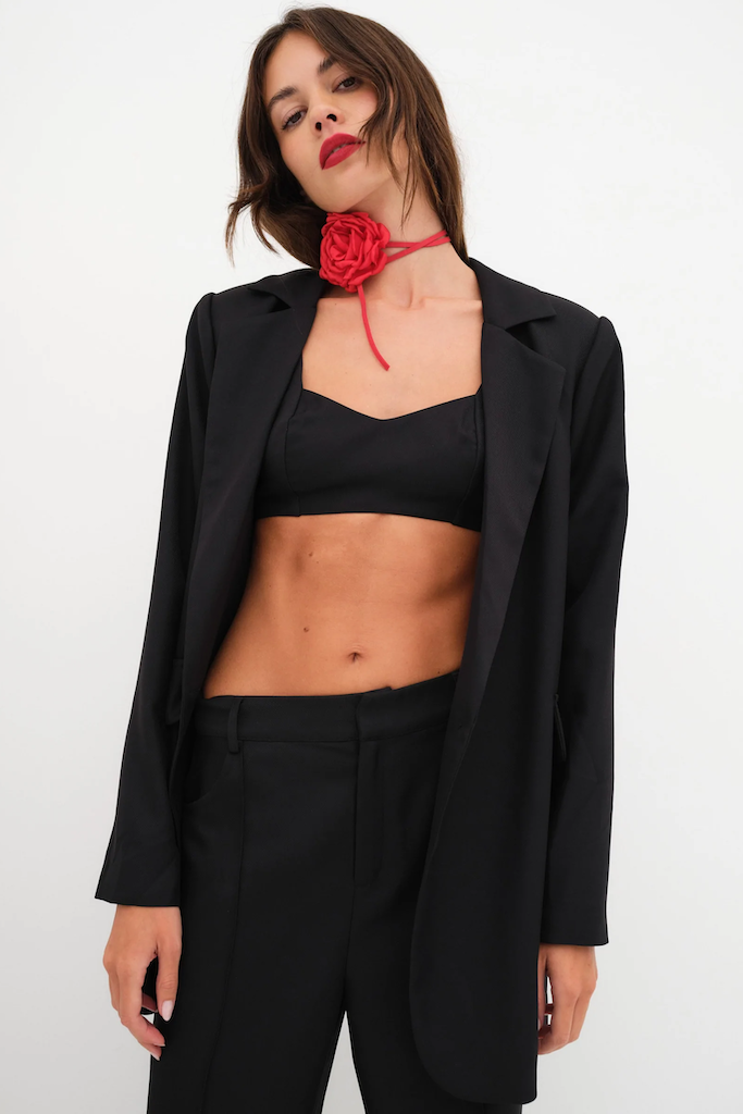 Shannon Crop Top // Black