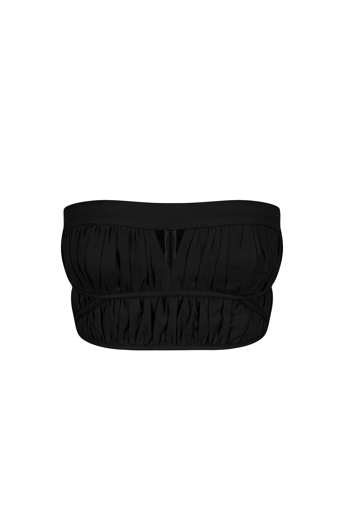 Sara Strapless Bustier // Black
