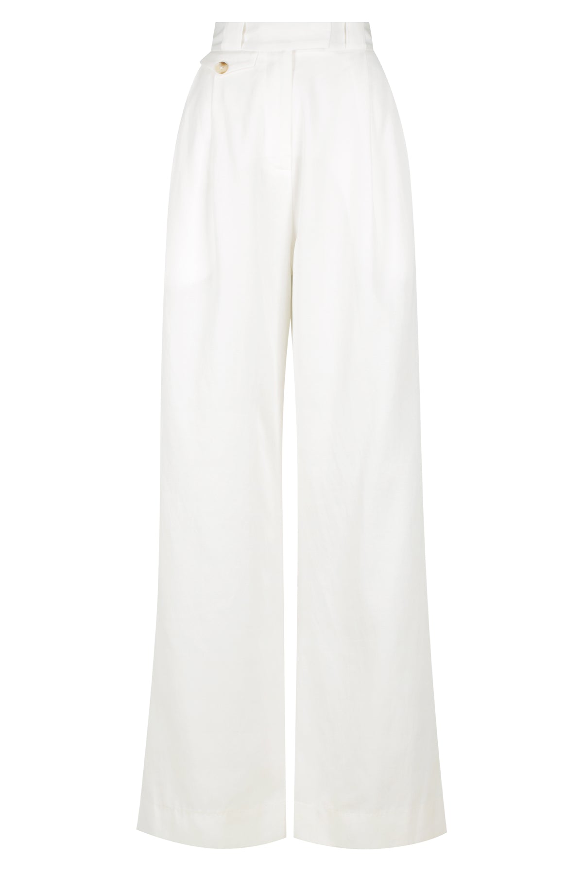 Sara Tailored Wide Leg Pant // Coconut