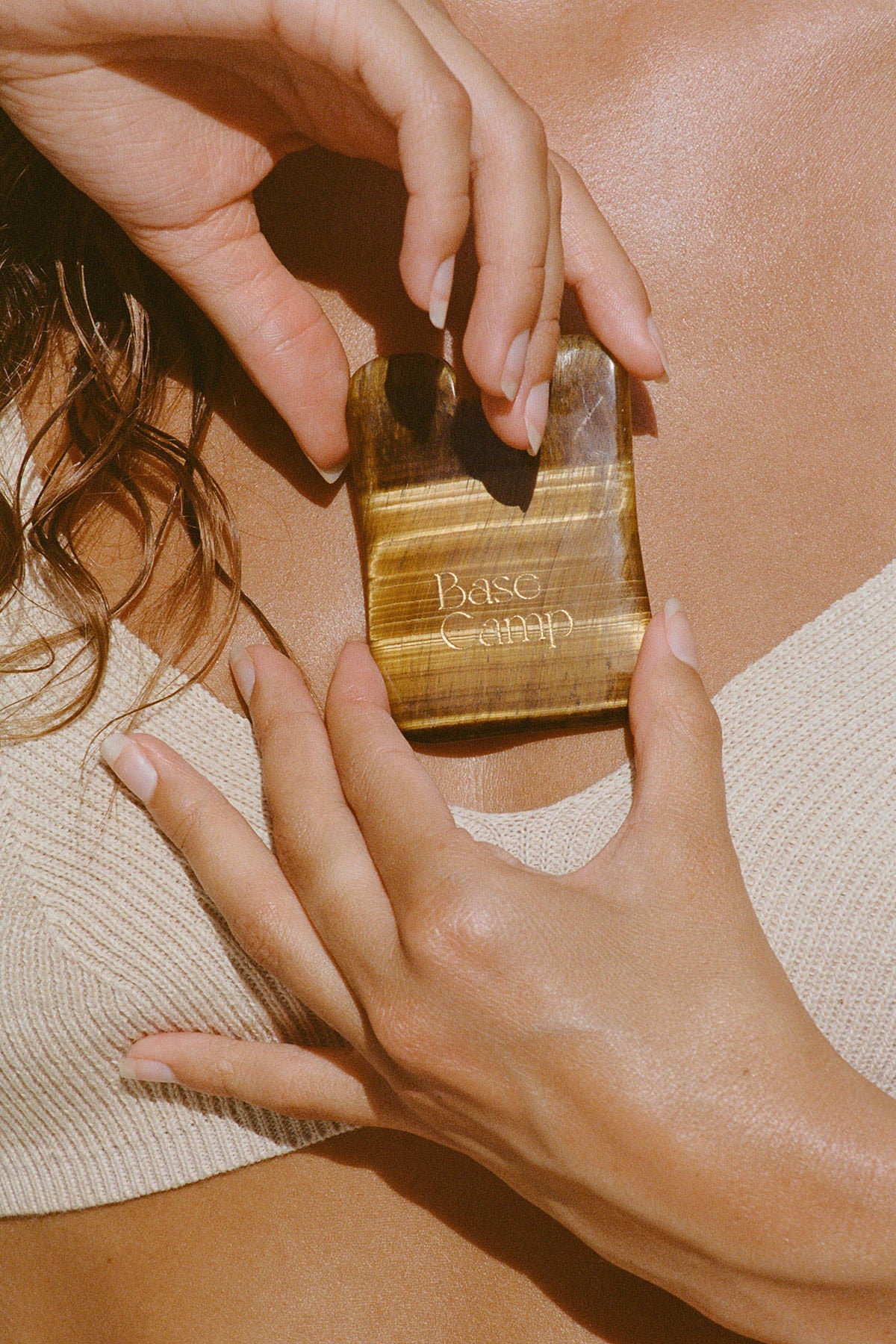 Tiger's Eye Gua Sha Lifting Tool