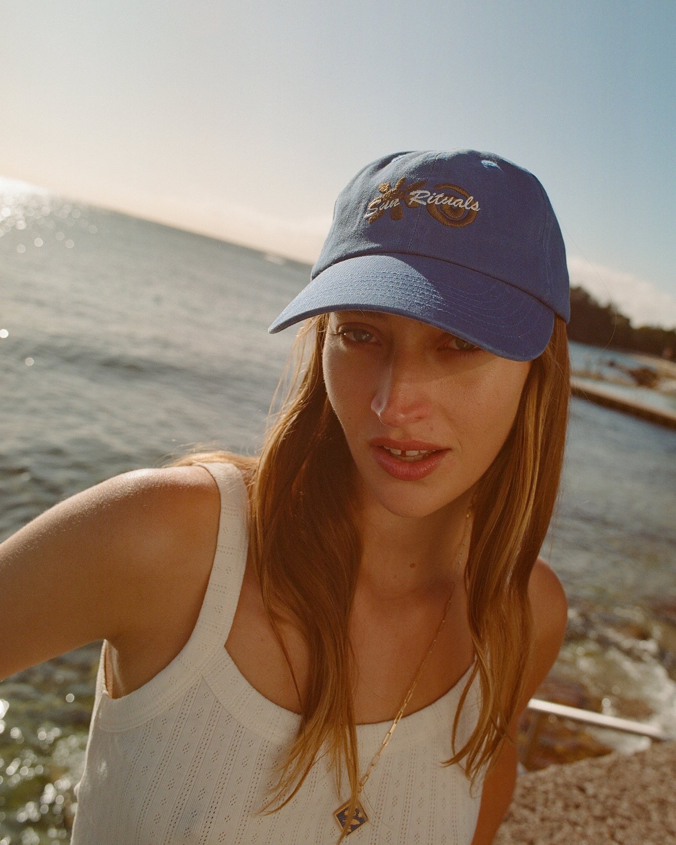 Selina Cap // Sea Blue