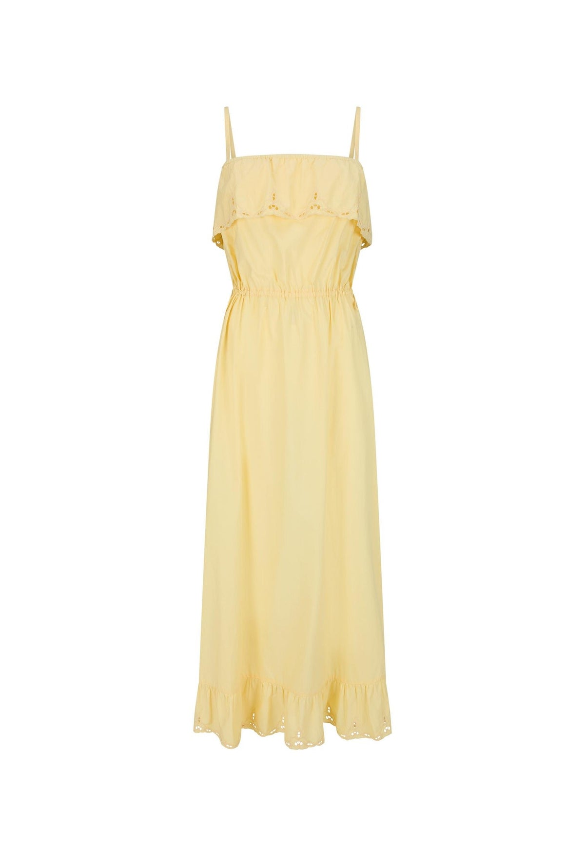 Fleur De Lis Midi Dress // Citrus Sun Yellow