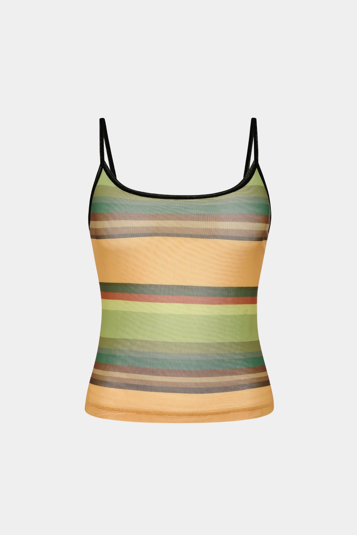 Mesh Camisole // Gold Stripe