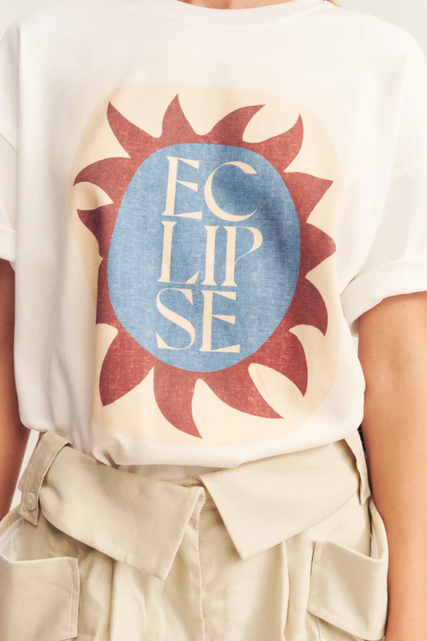 Eclipse Boyfriend Oversized T Shirt