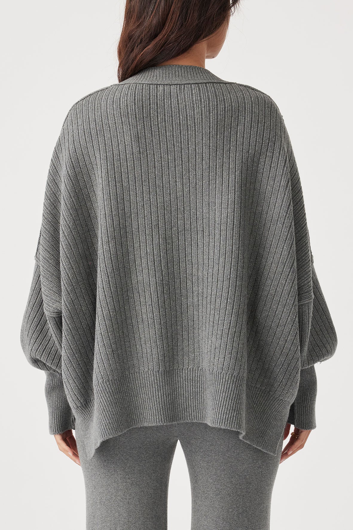 Vera Sweater // Dark Grey Marle