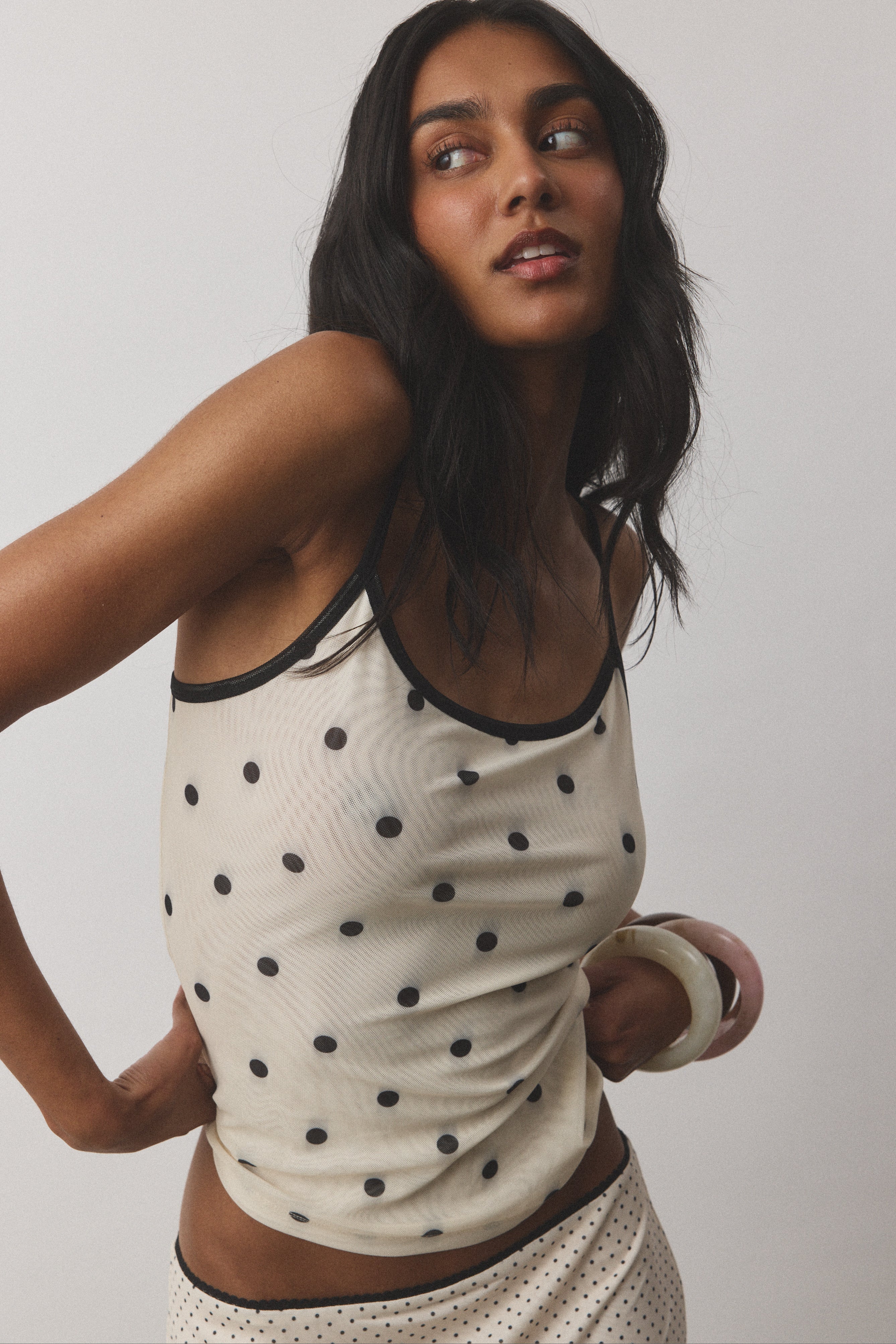 Camisole Mesh // Polka