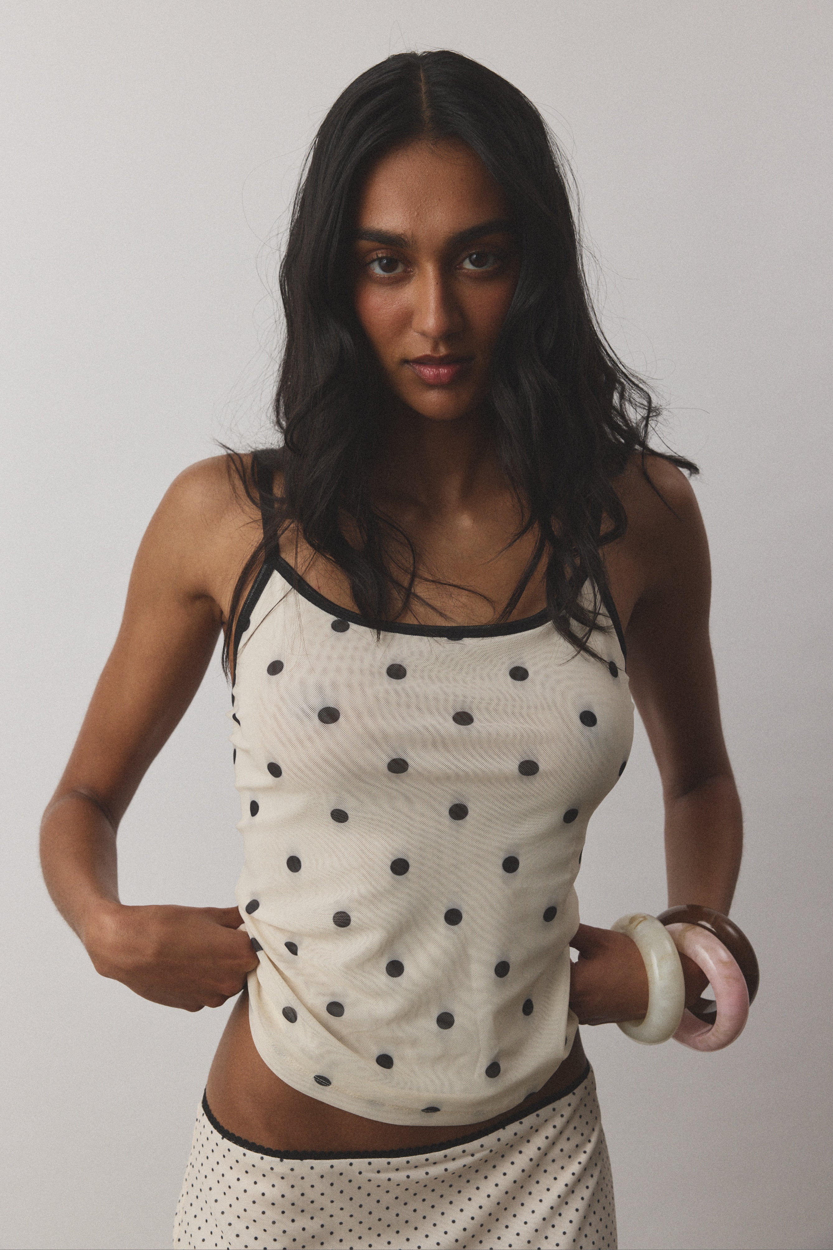 Camisole Mesh // Polka