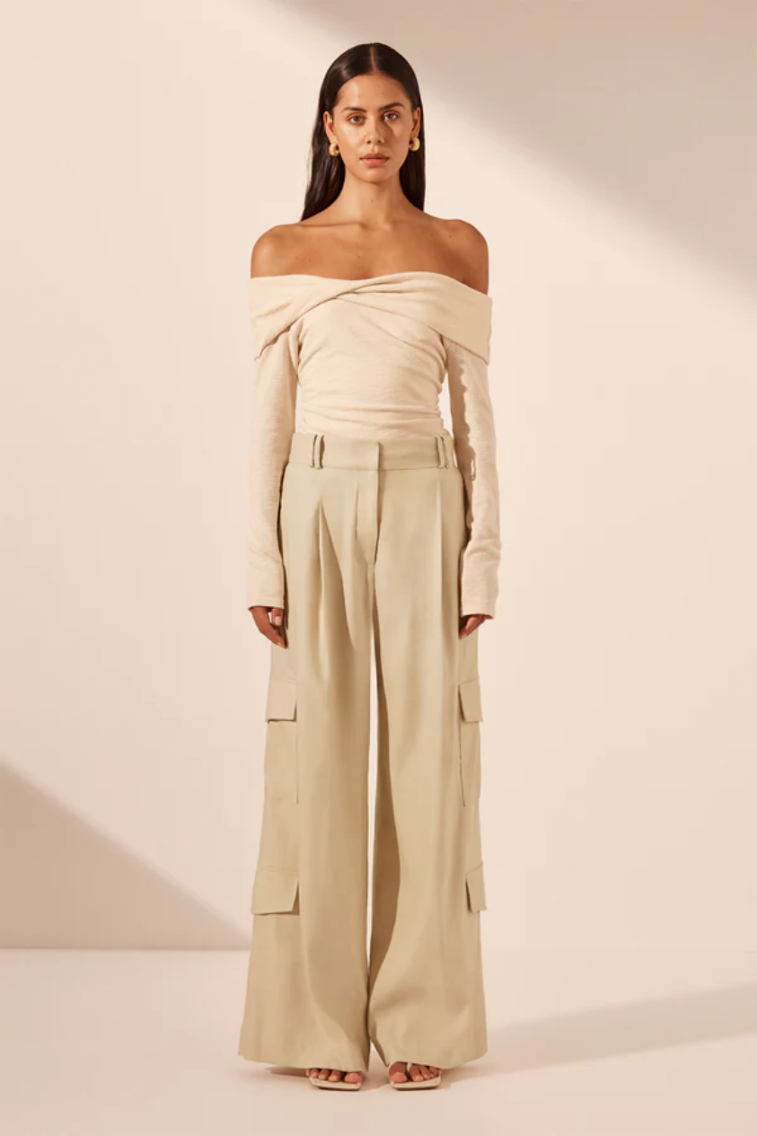 Kasbah Slouch Cargo Pant // Oyster