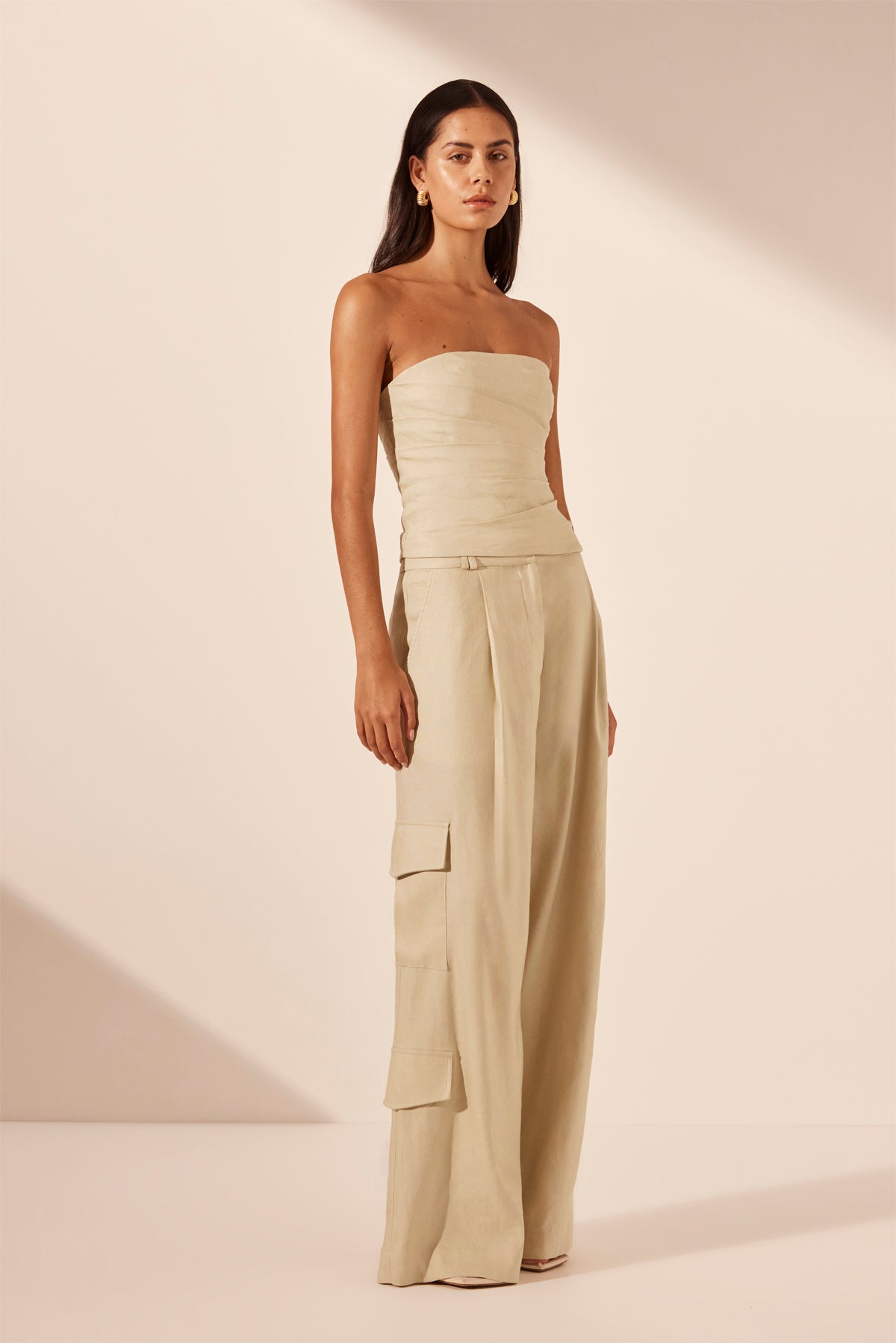 Kasbah Slouch Cargo Pant // Oyster
