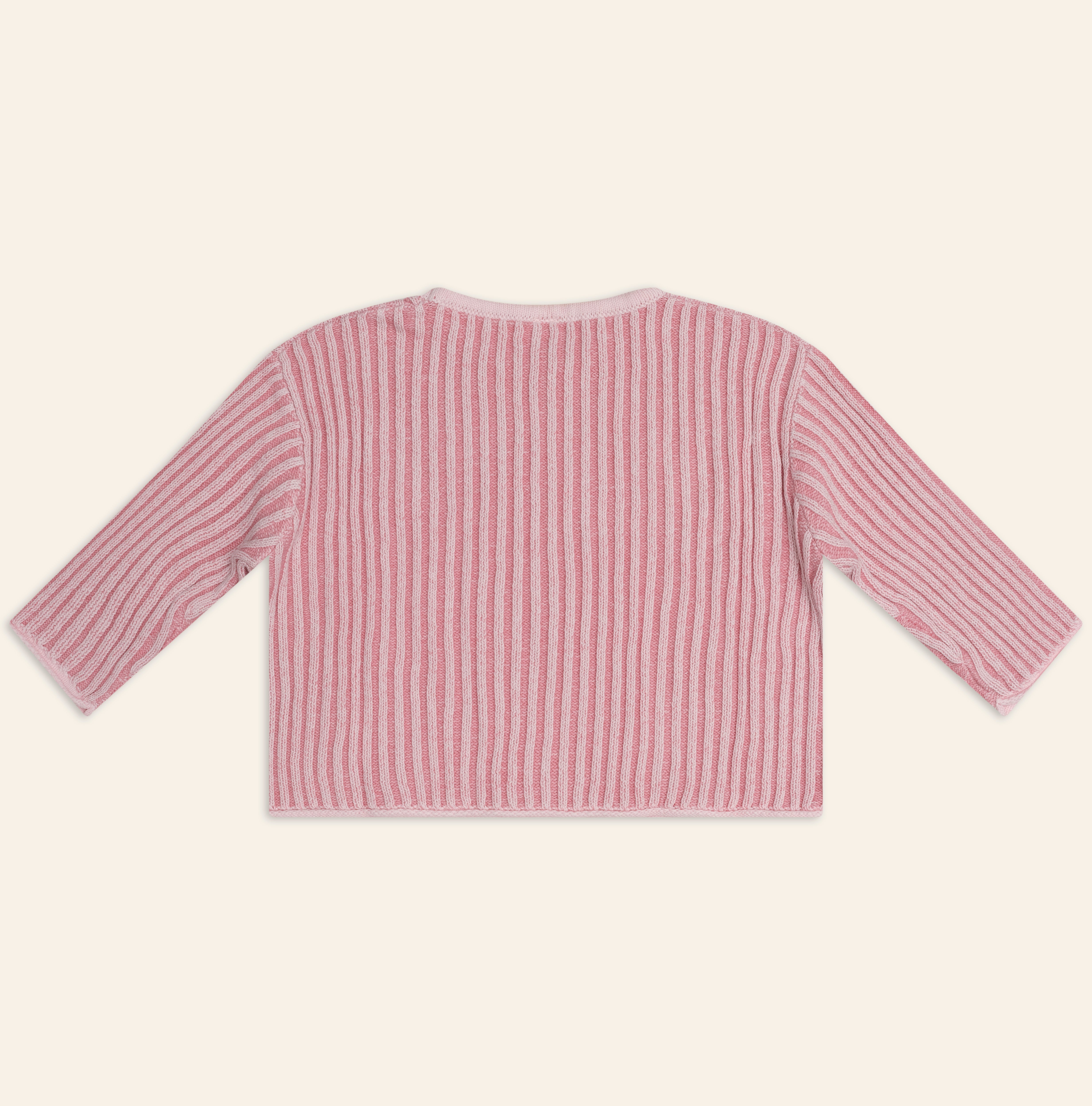 Essential Knit Jumper // Strawberry Stripe