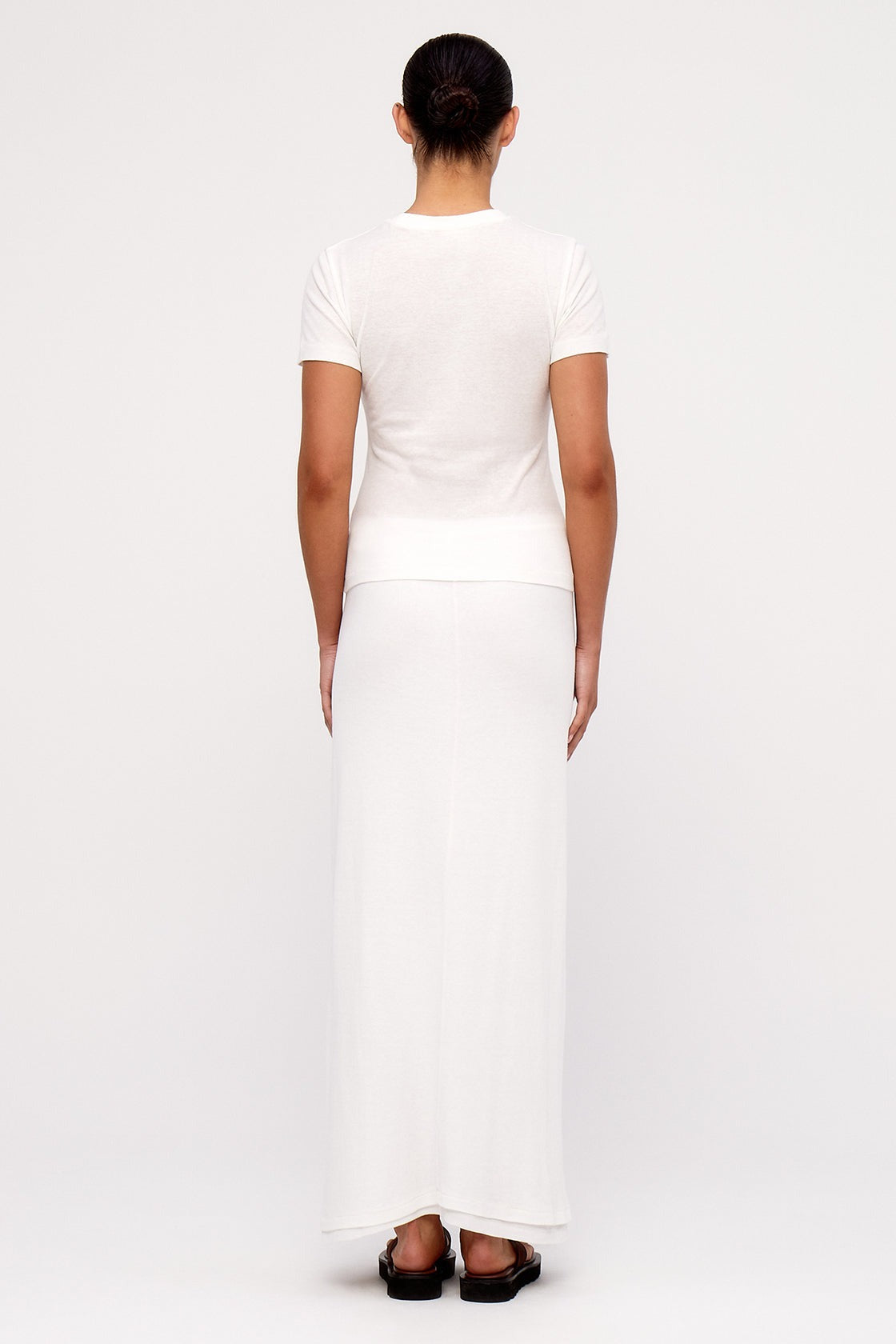 Rib Hemp Jersey T-shirt // White