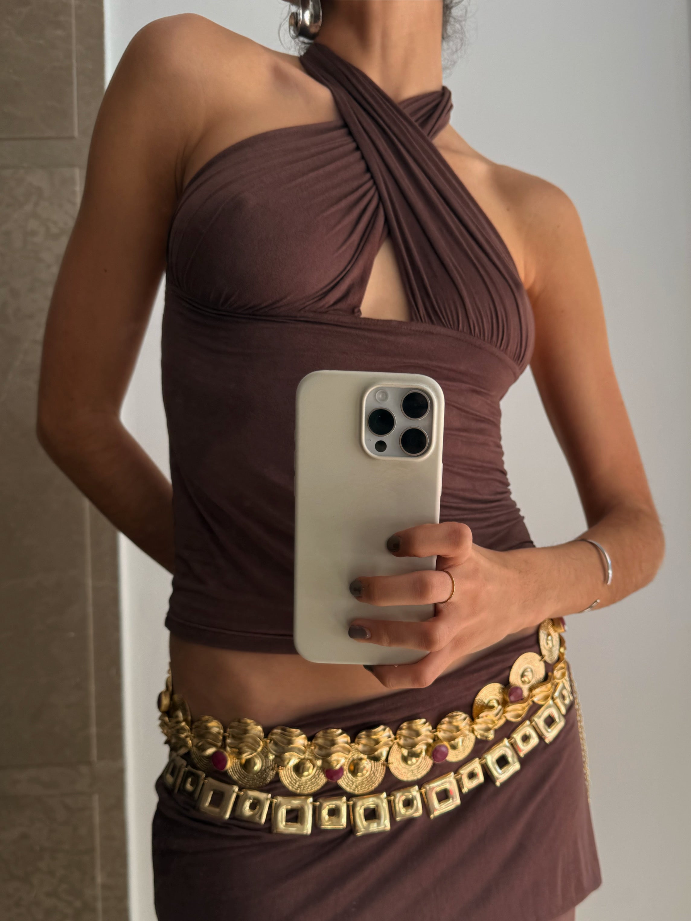 Isabela Top // Brown