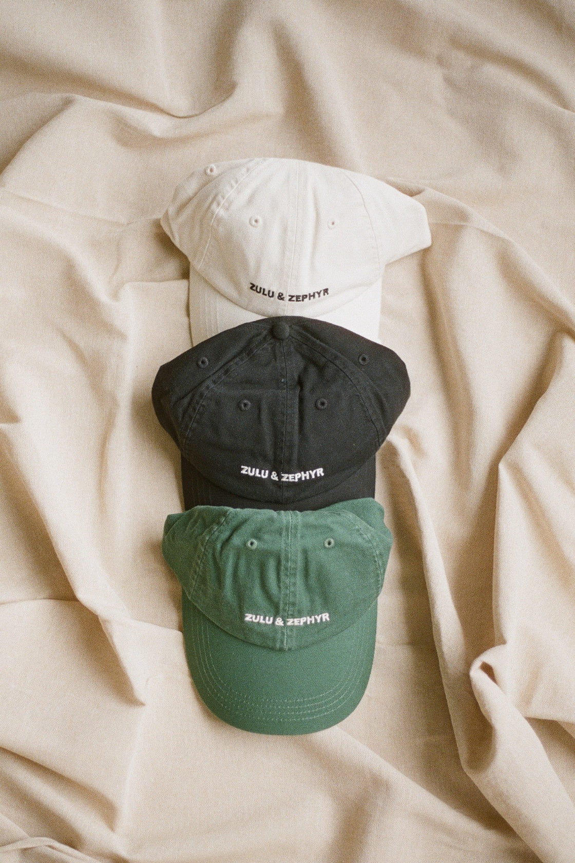 Zulu &amp; Zephyr Canvas Cap // Coconut