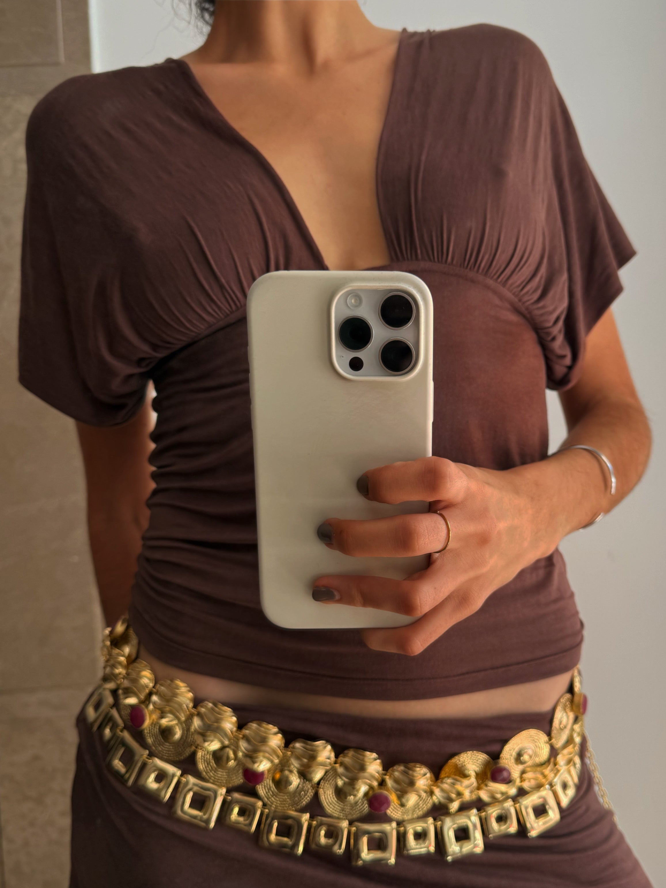 Isabela Top // Brown