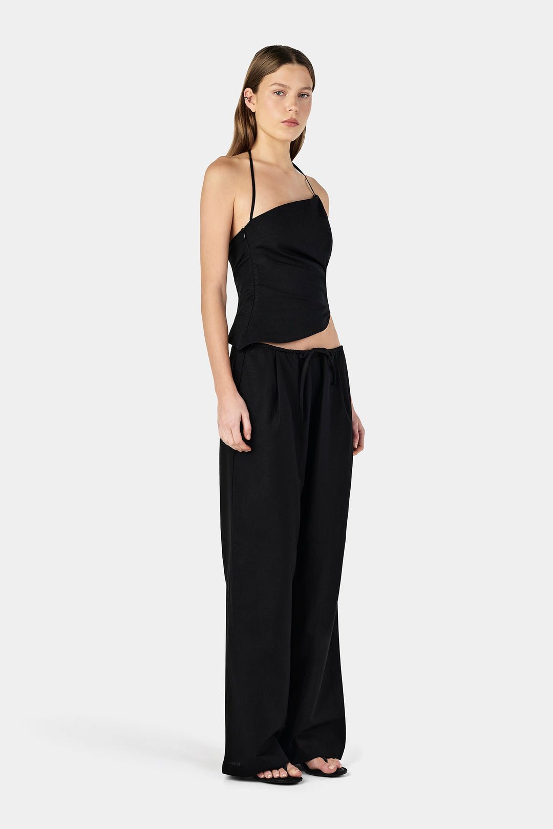 Annette Asym Top // Black