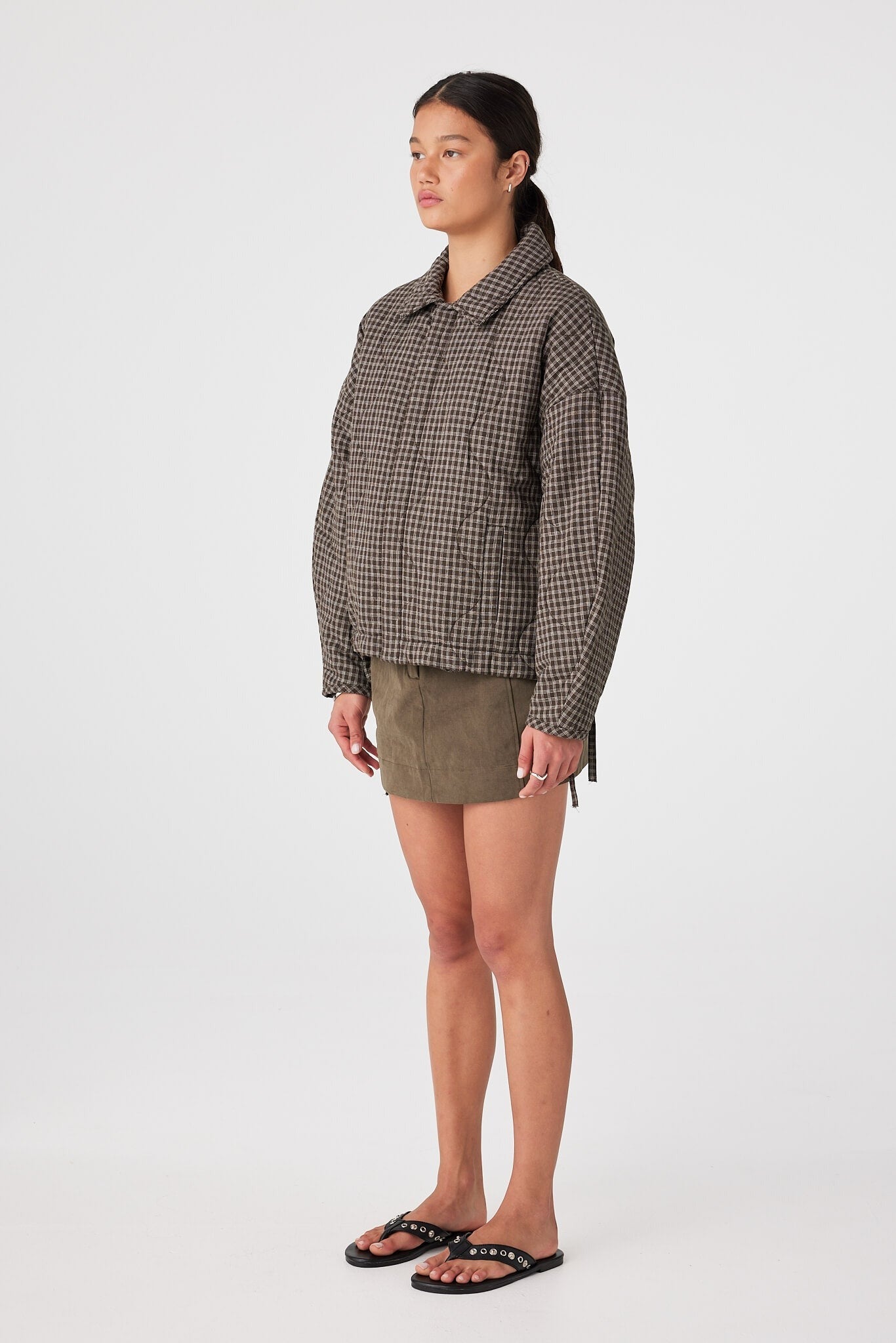 Matteo Jacket // Espresso Check