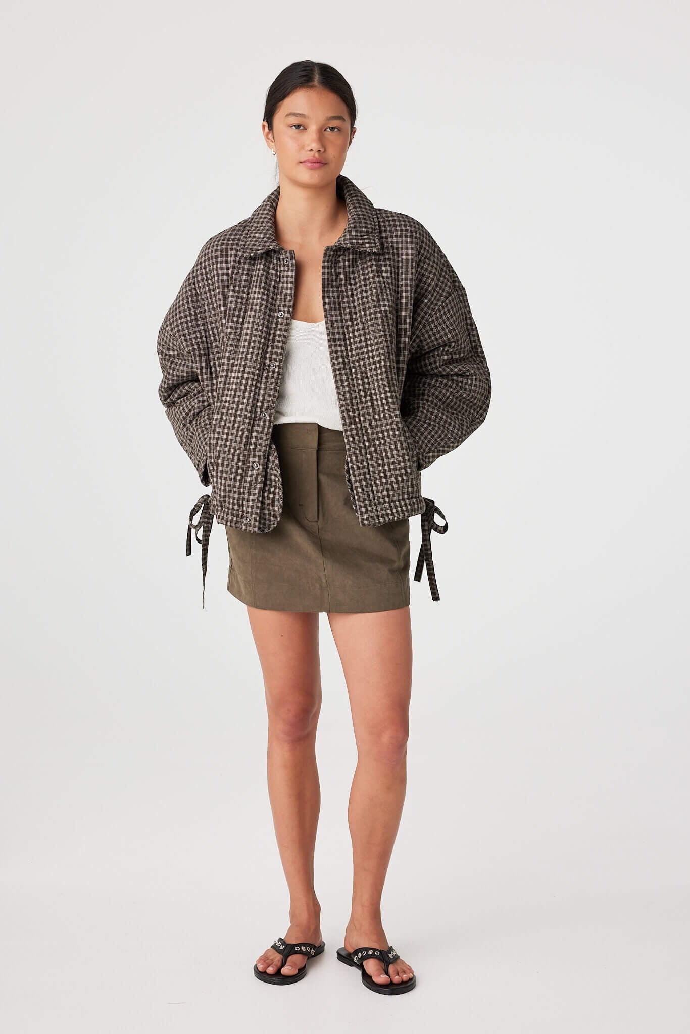 Matteo Jacket // Espresso Check