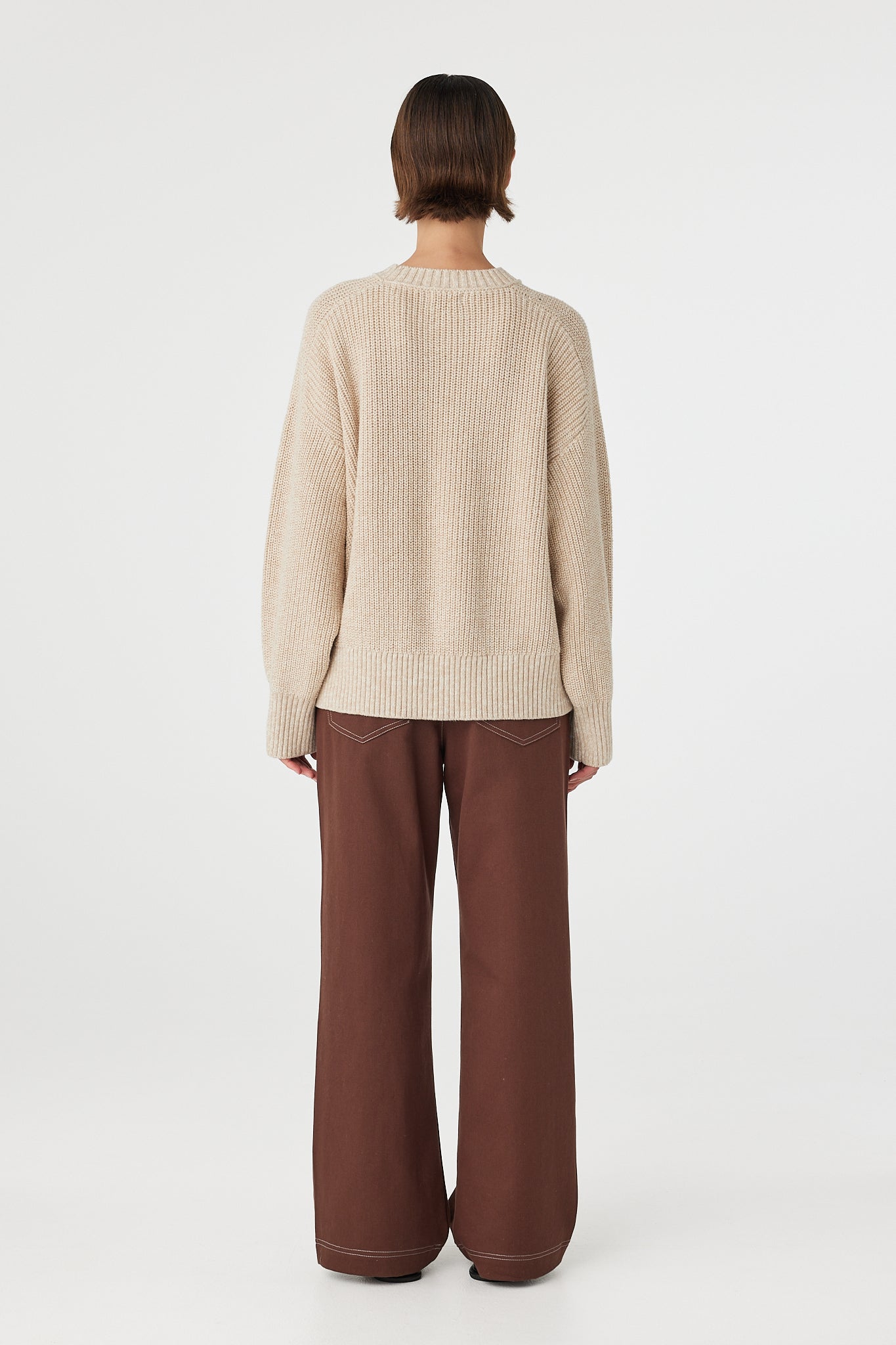 Solene Sweater // Cream &amp; Sand