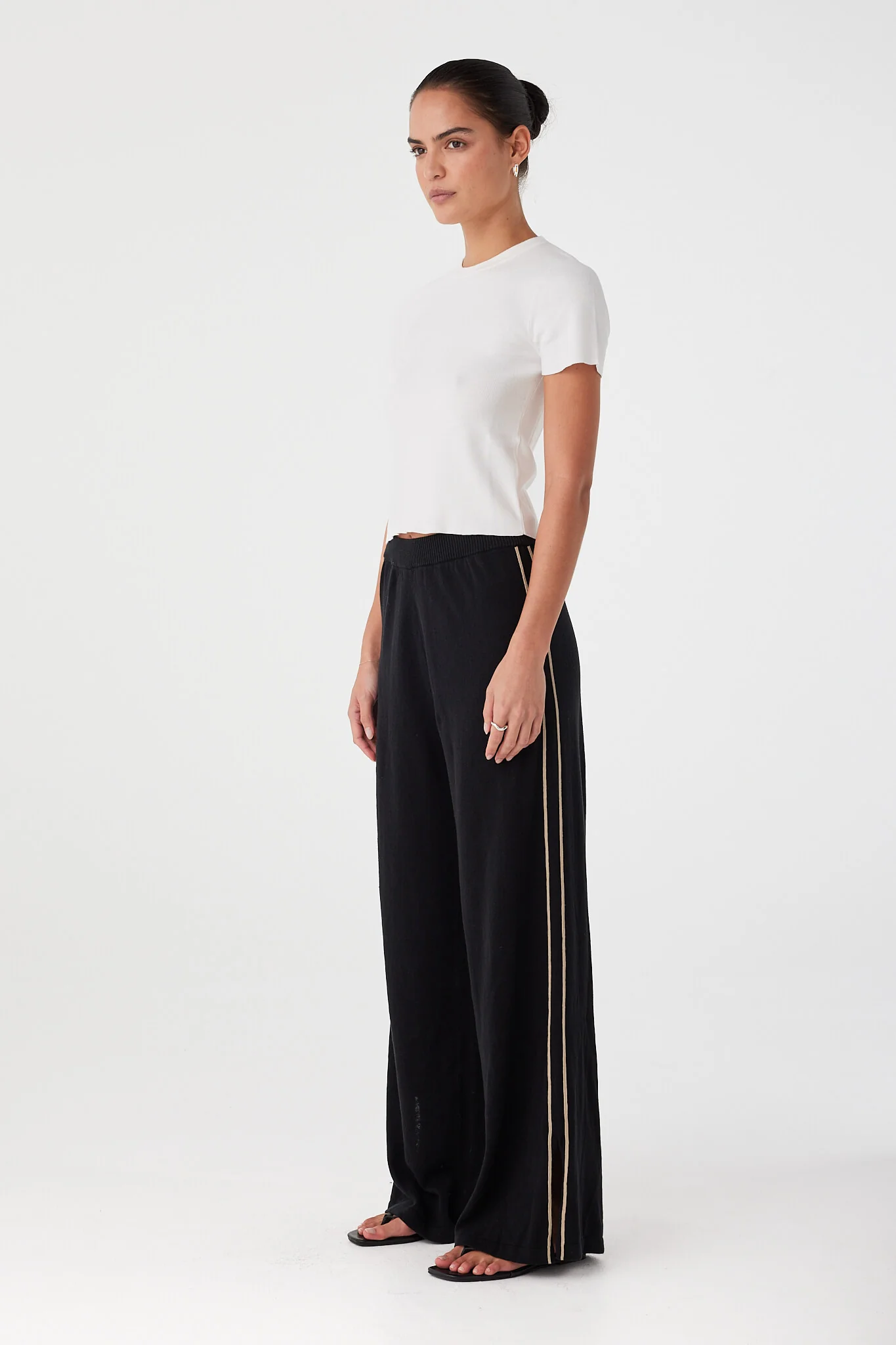 Pippa Pant // Black + Taupe