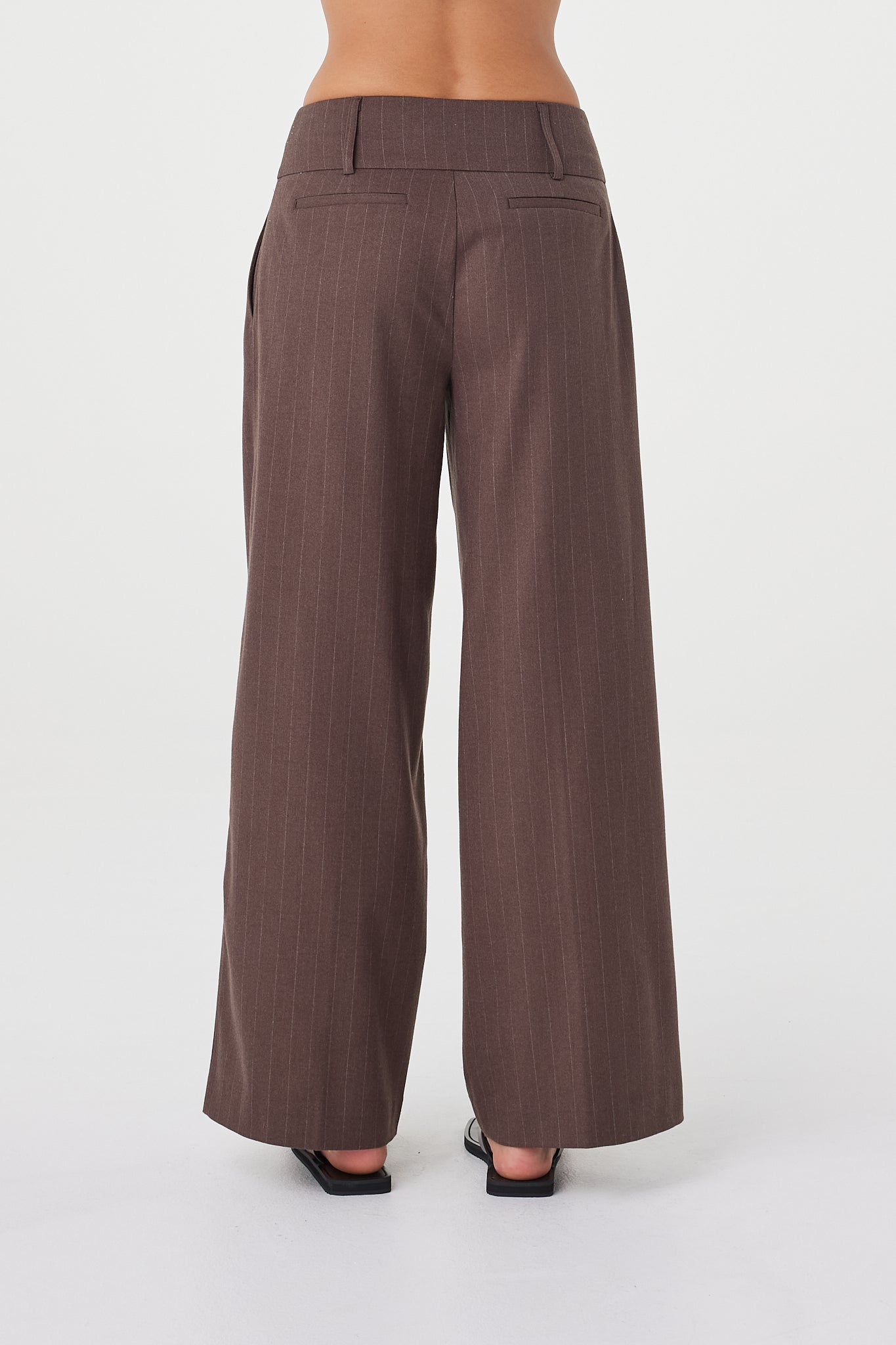 Manon Pant // Espresso Pinstripe