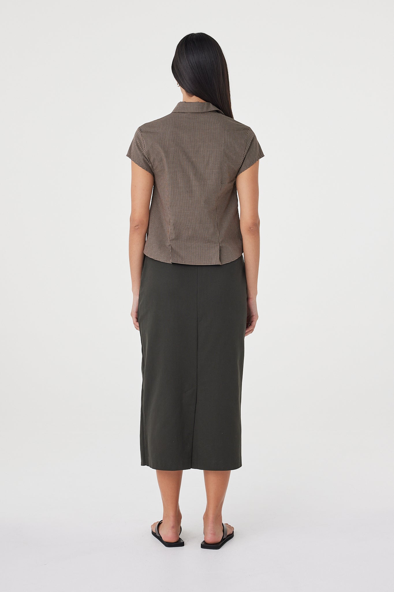 Freya Shirt // Chocolate Check