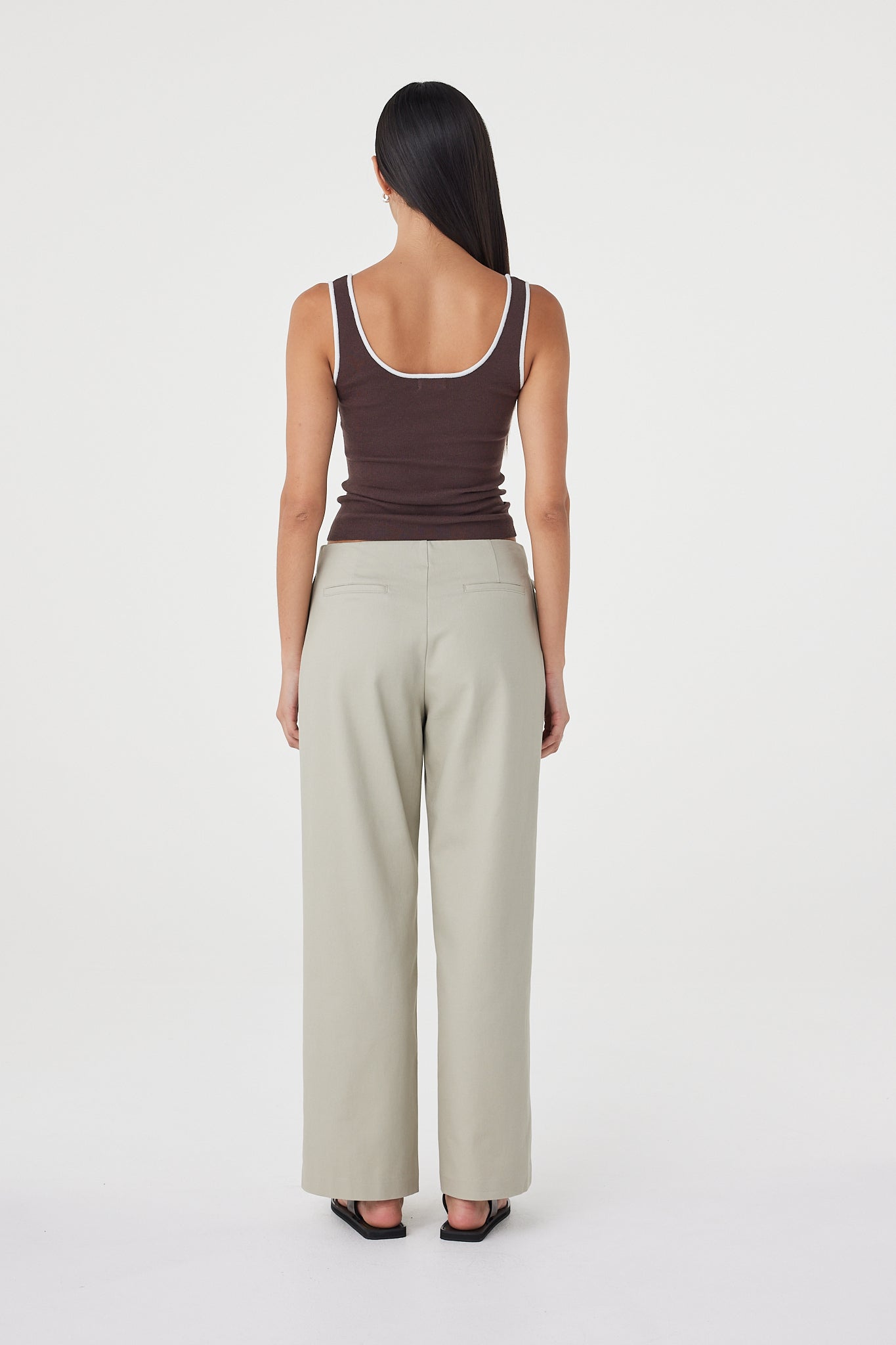 Kaya Tank // Espresso &amp; Cream