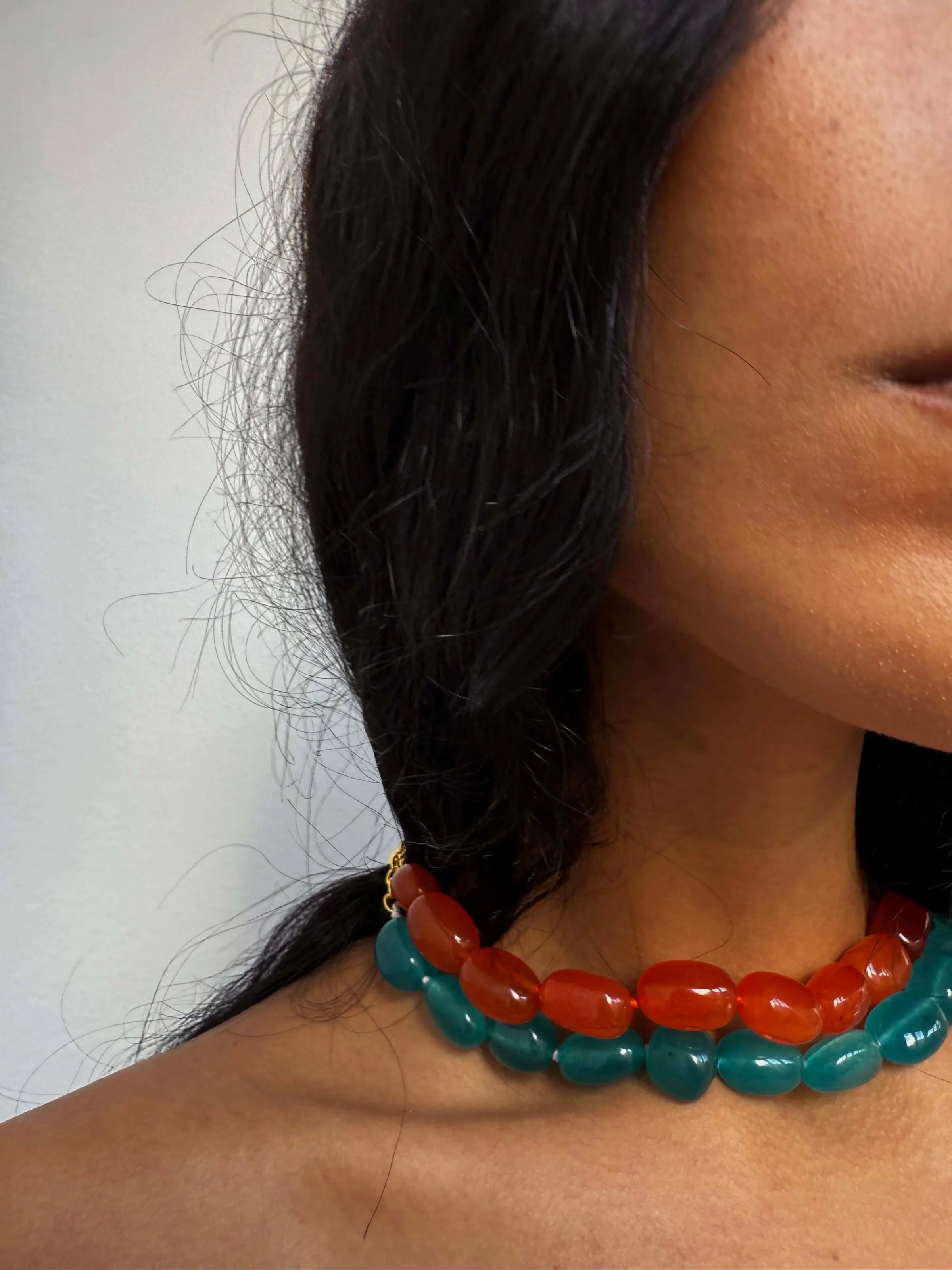 Blossom Necklace // Apricot