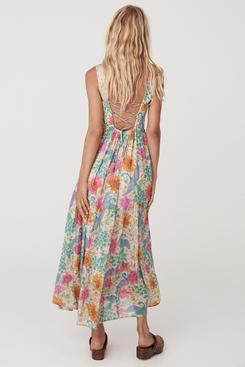 Boheme Strappy Maxi Dress // Spring