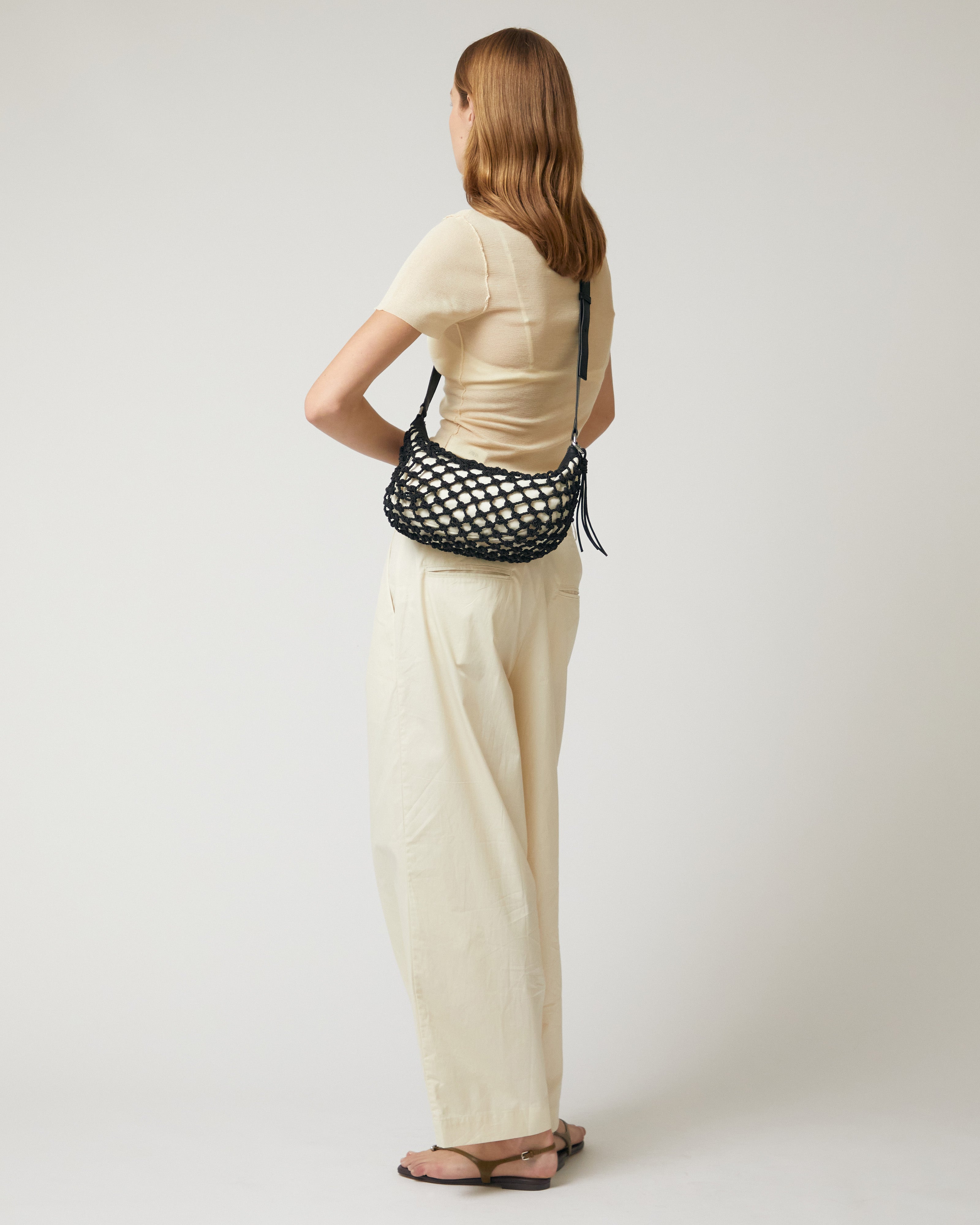 Capri Slouch Hammock Bag // Black