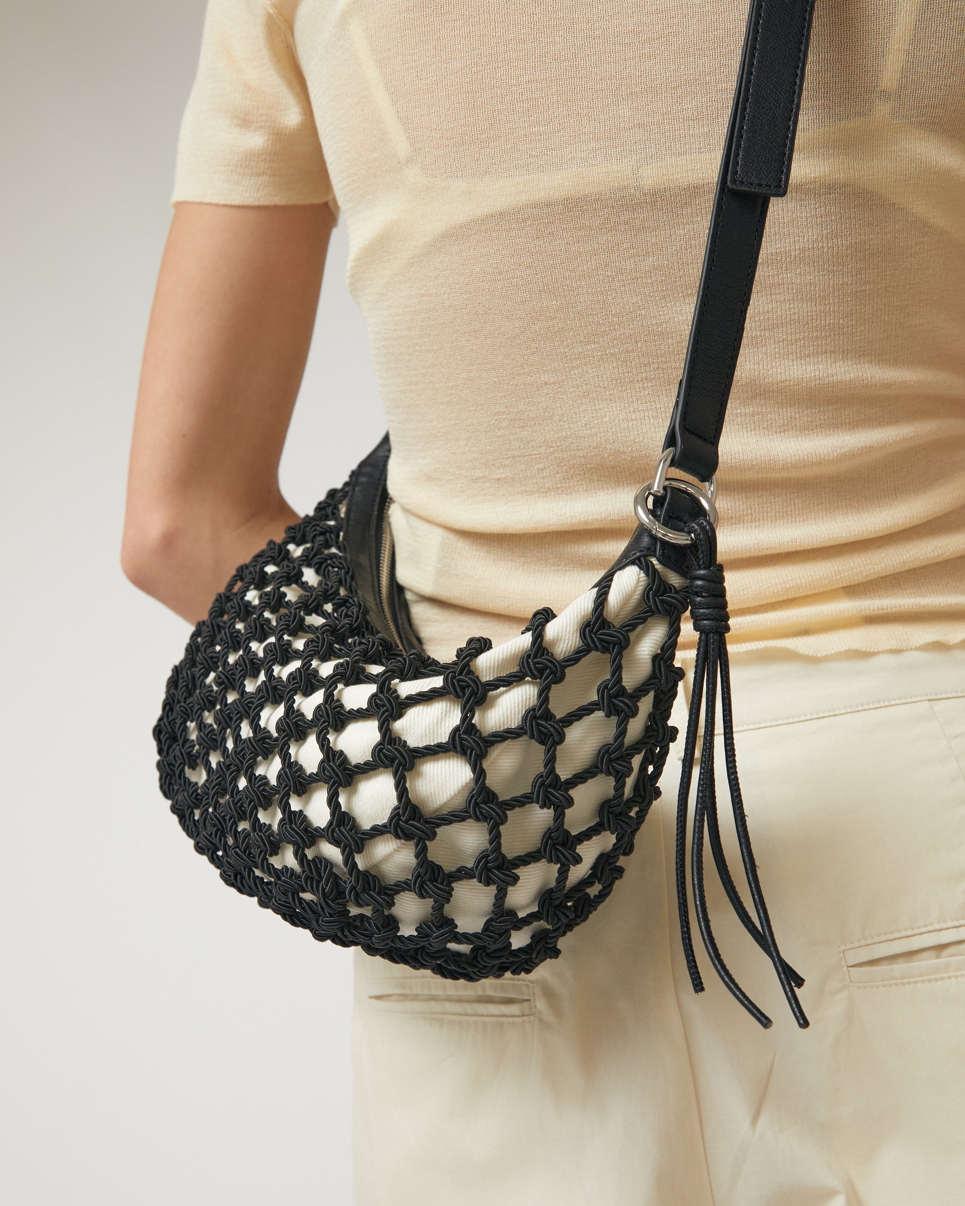 Capri Slouch Hammock Bag // Black