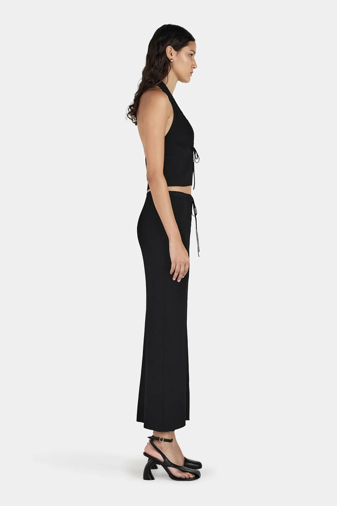 Ciao Knit Halter //Black