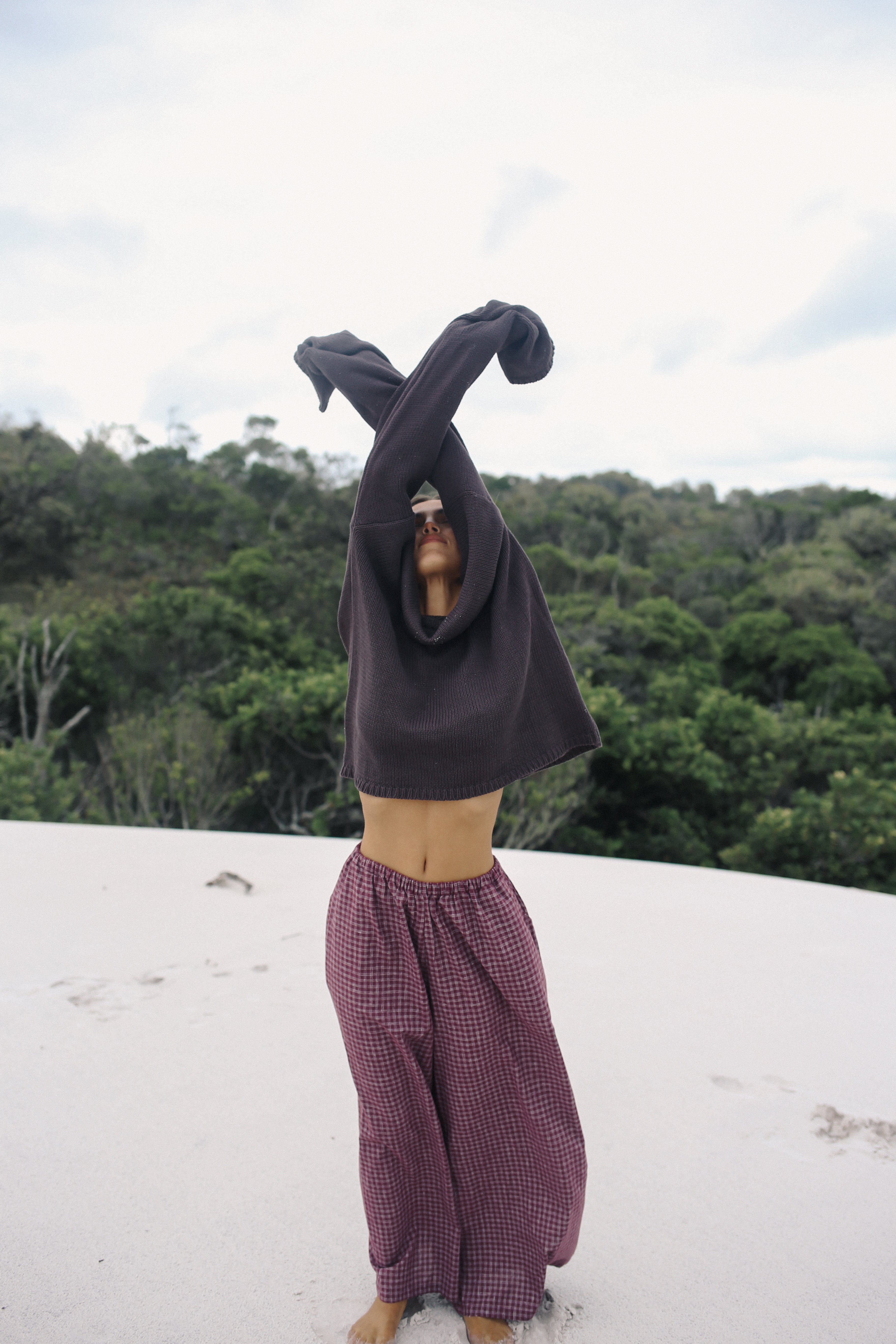Lucia Knit Jumper // Chocolate