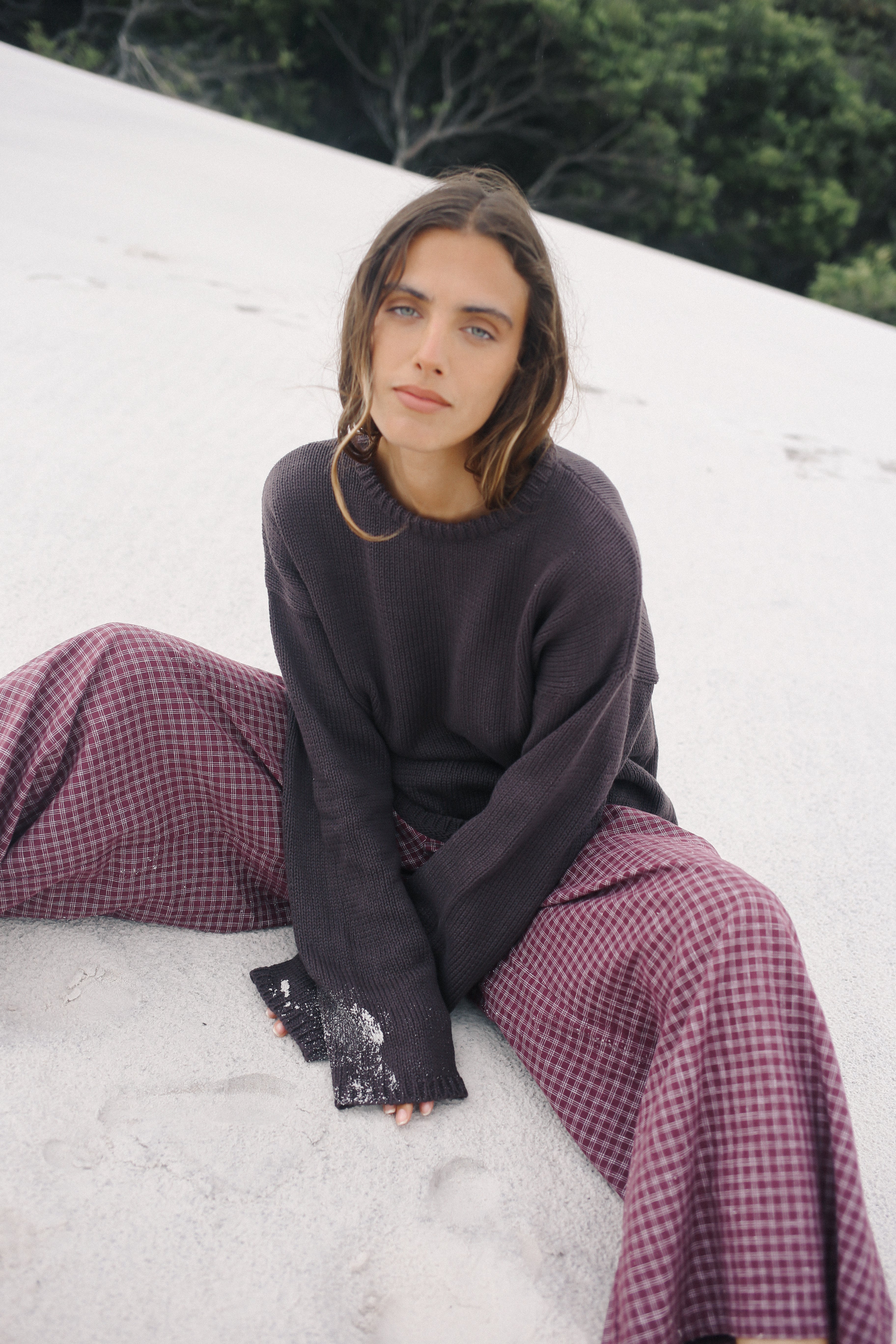 Lucia Knit Jumper // Chocolate