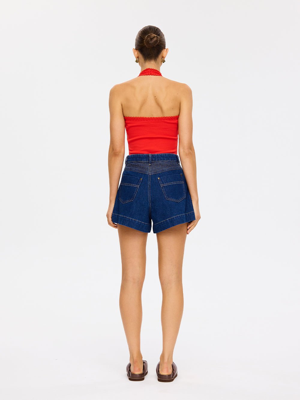 Rhea Halter Top // Chilli