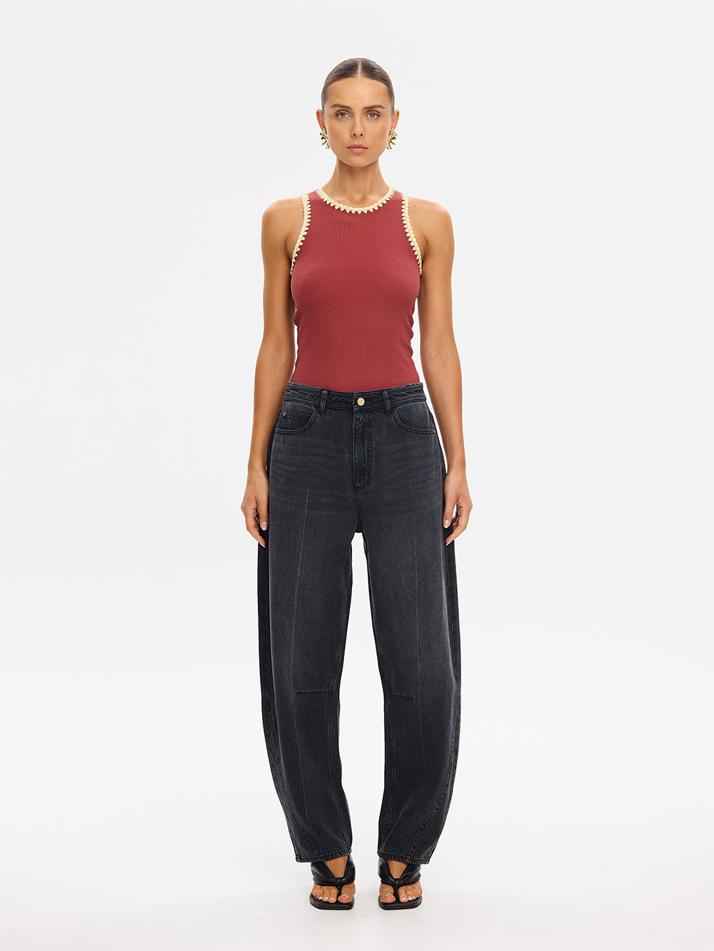 Tallulah Spliced Tank // Brick