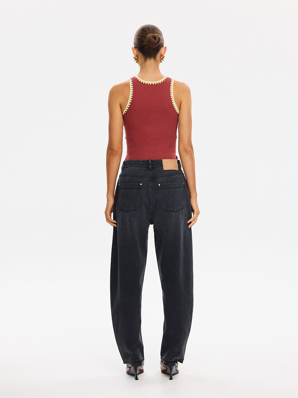 Tallulah Spliced Tank // Brick