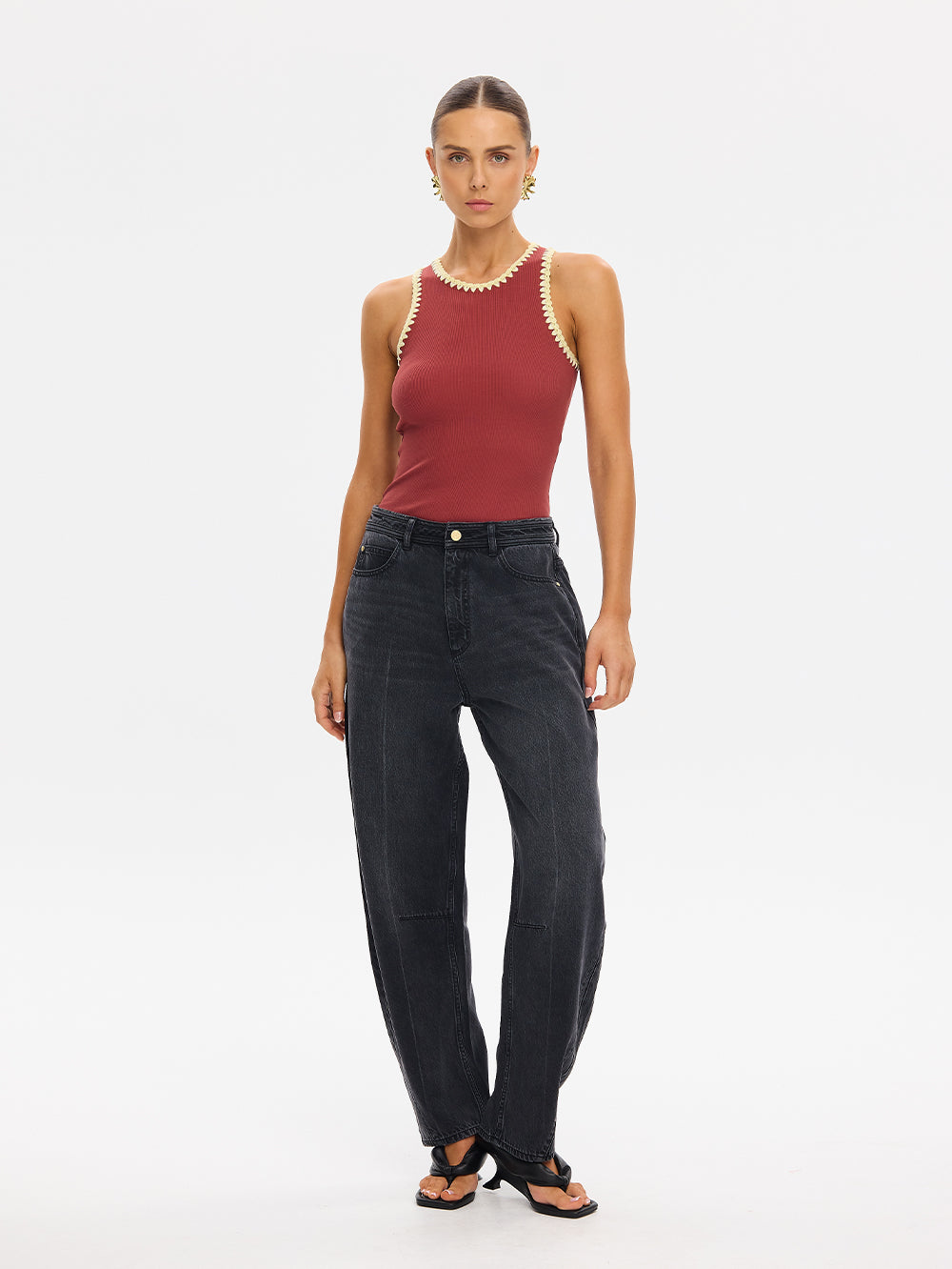 Tallulah Spliced Tank // Brick