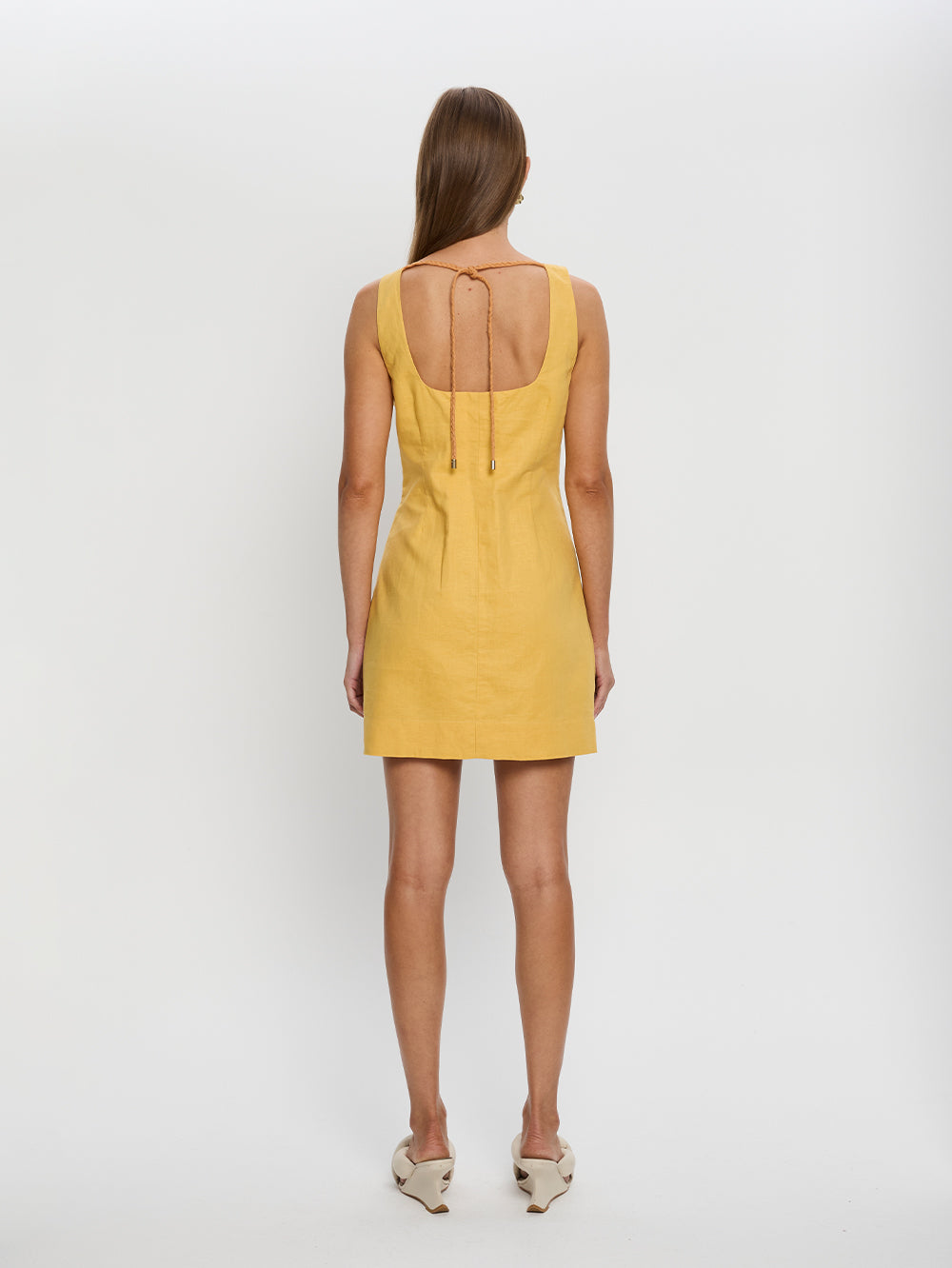 Elodie Mini Dress // Yellow