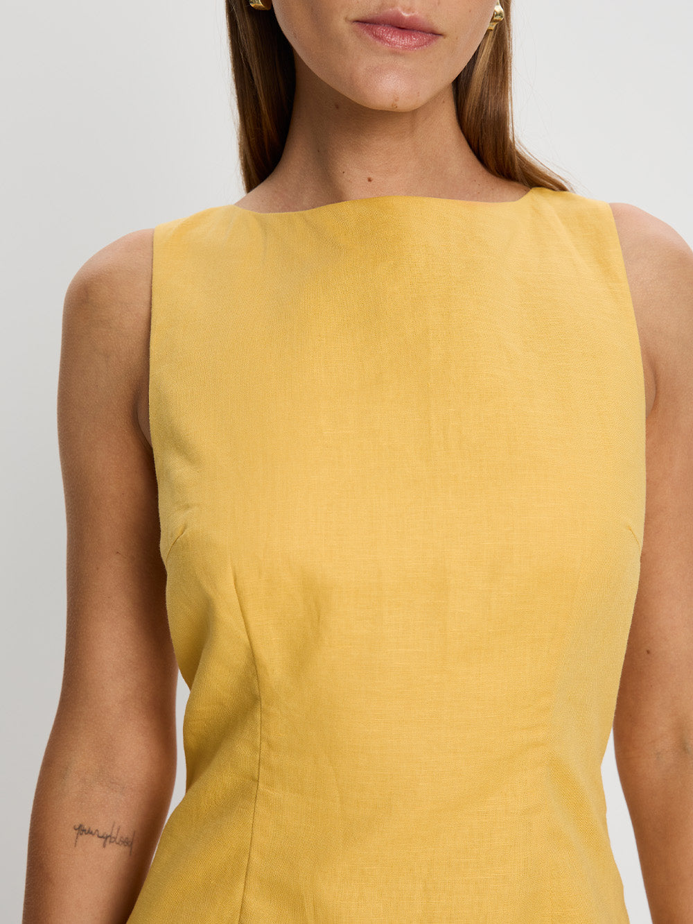 Elodie Mini Dress // Yellow