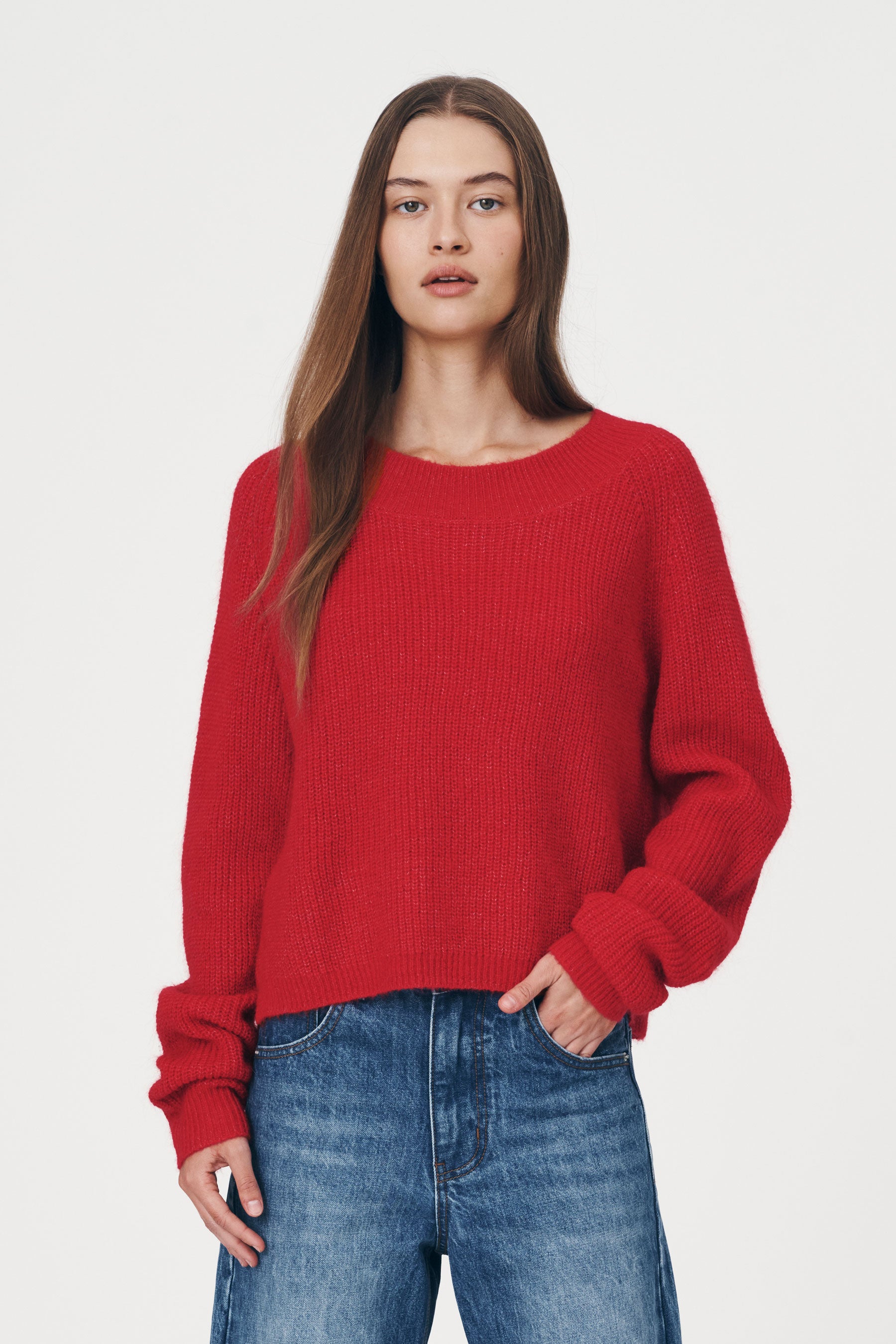 Ester Knit // Cherry Red