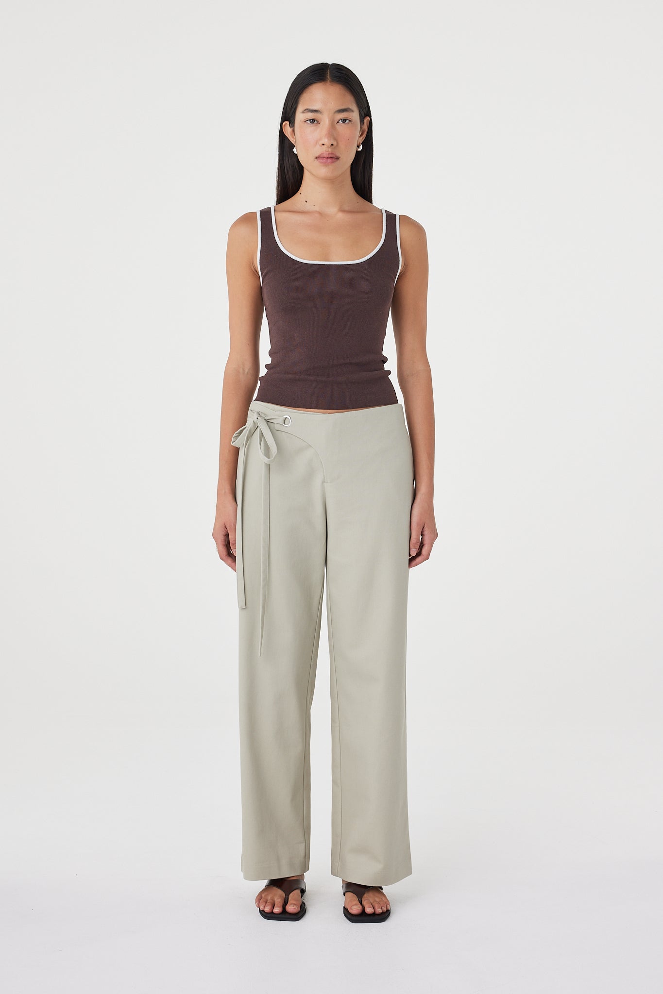 Kaya Tank // Espresso &amp; Cream