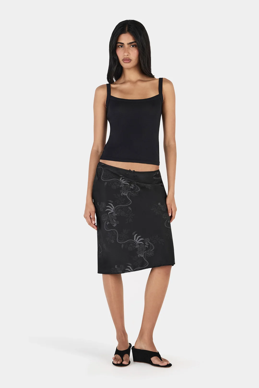 Capulet Layered Top // Black