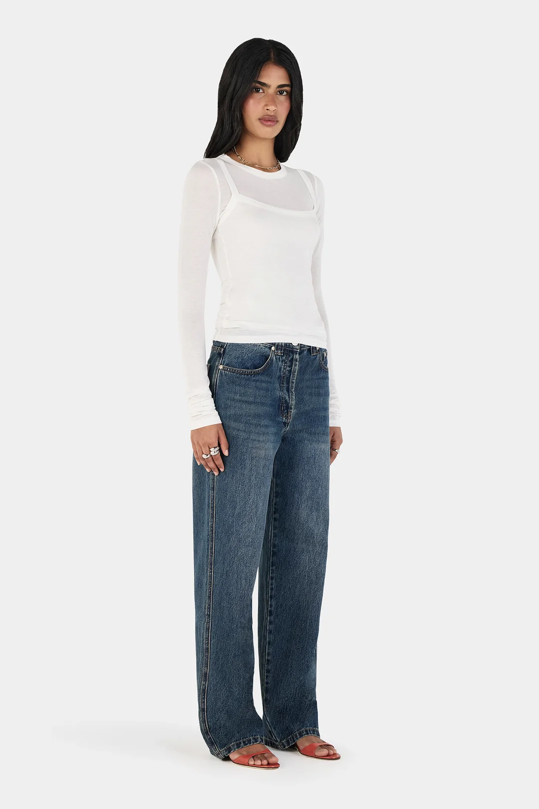 Capulet Layered Top // Ivory
