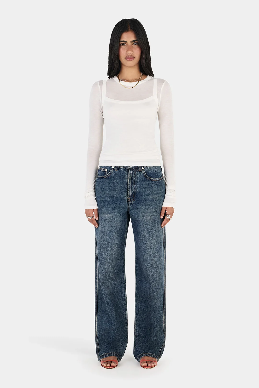 Capulet Layered Top // Ivory
