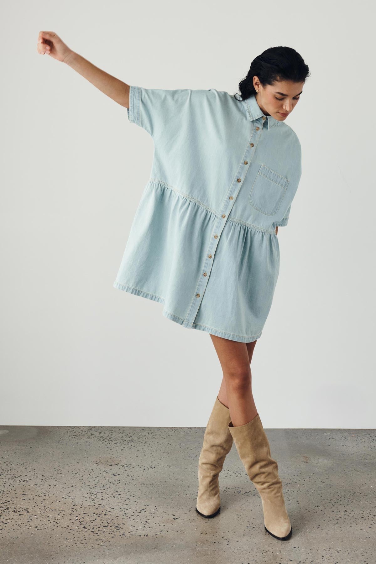 Bailey Denim Dress // Azul