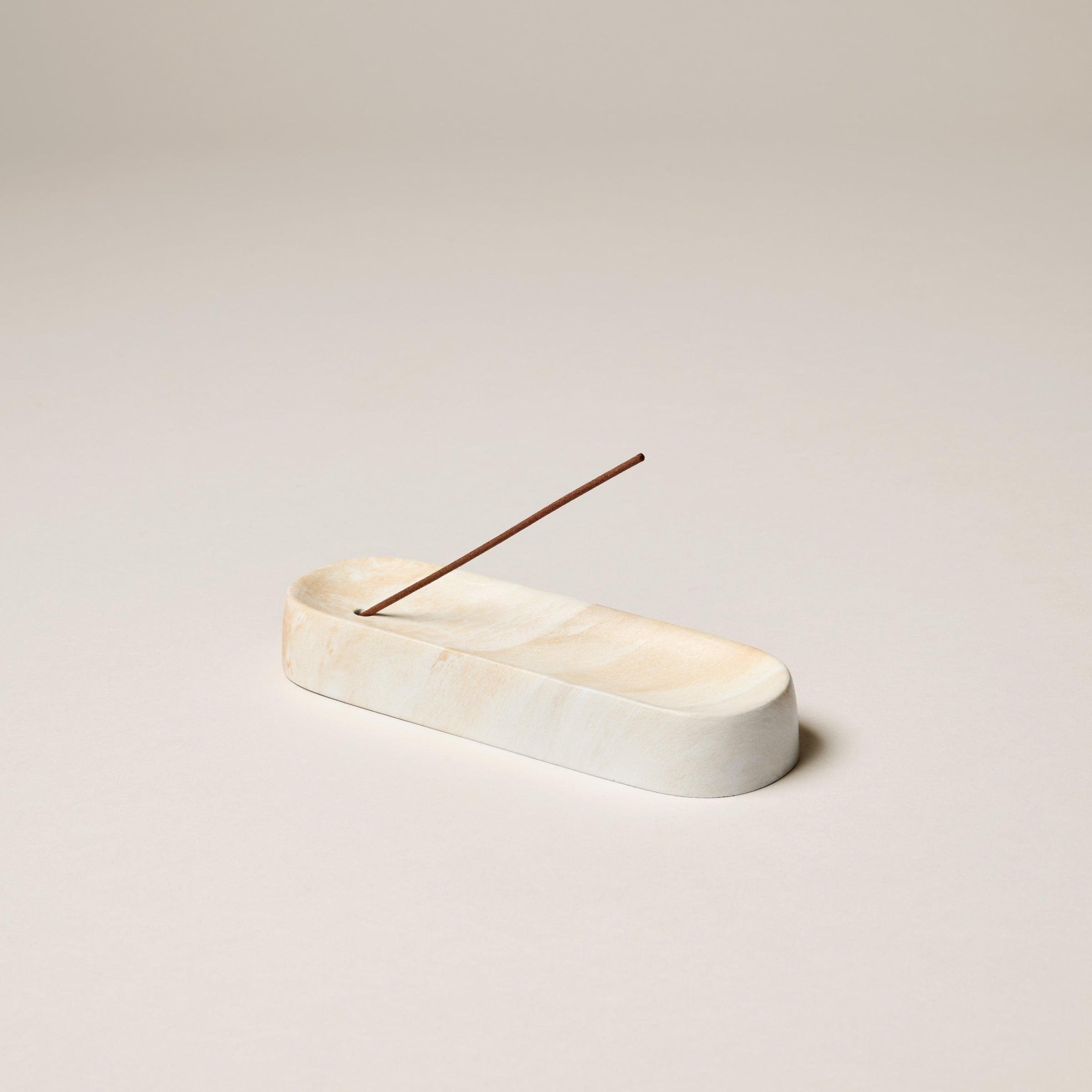 Ceramic Incense Holder // White