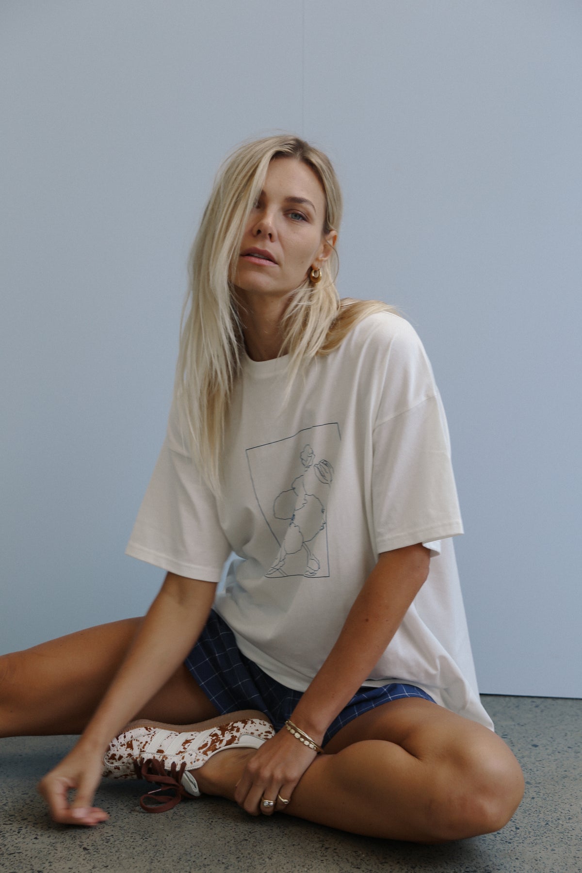 Poppy Tee // White