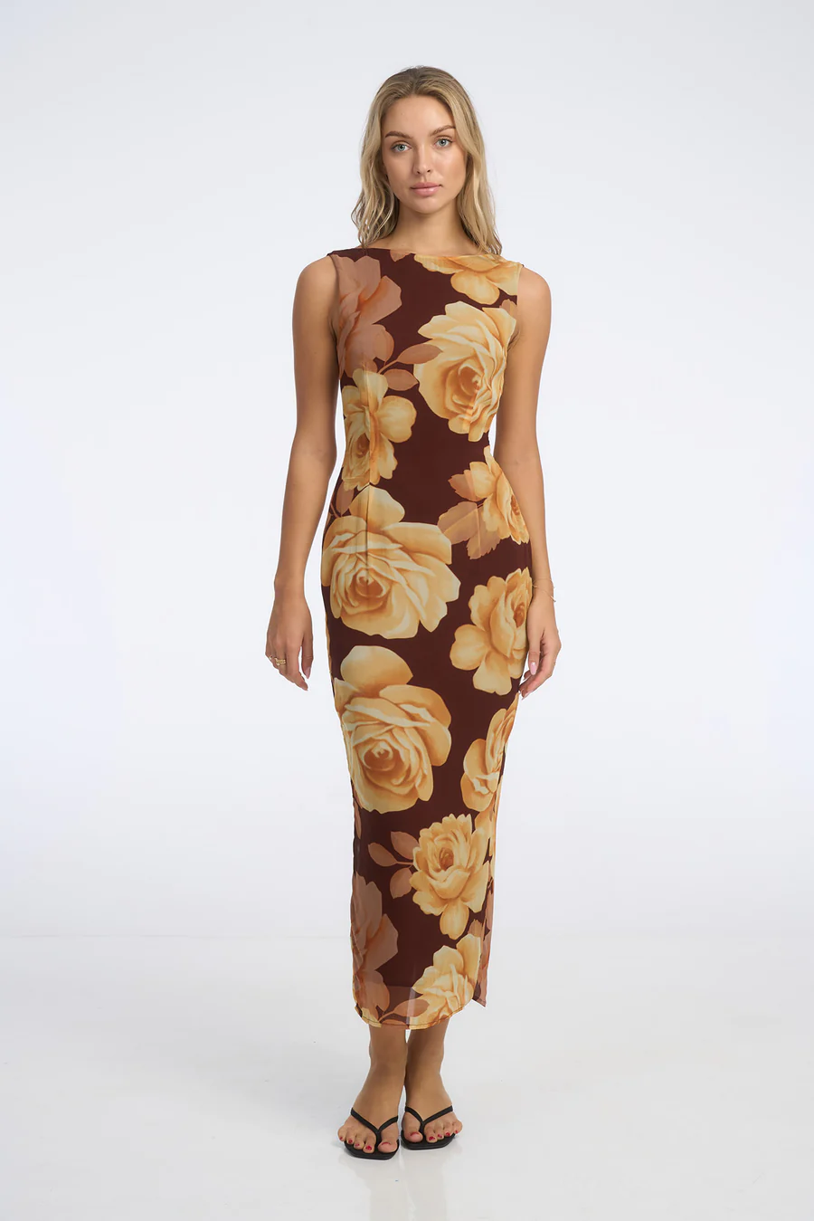 Audrey Midi Dress // Maple Floral