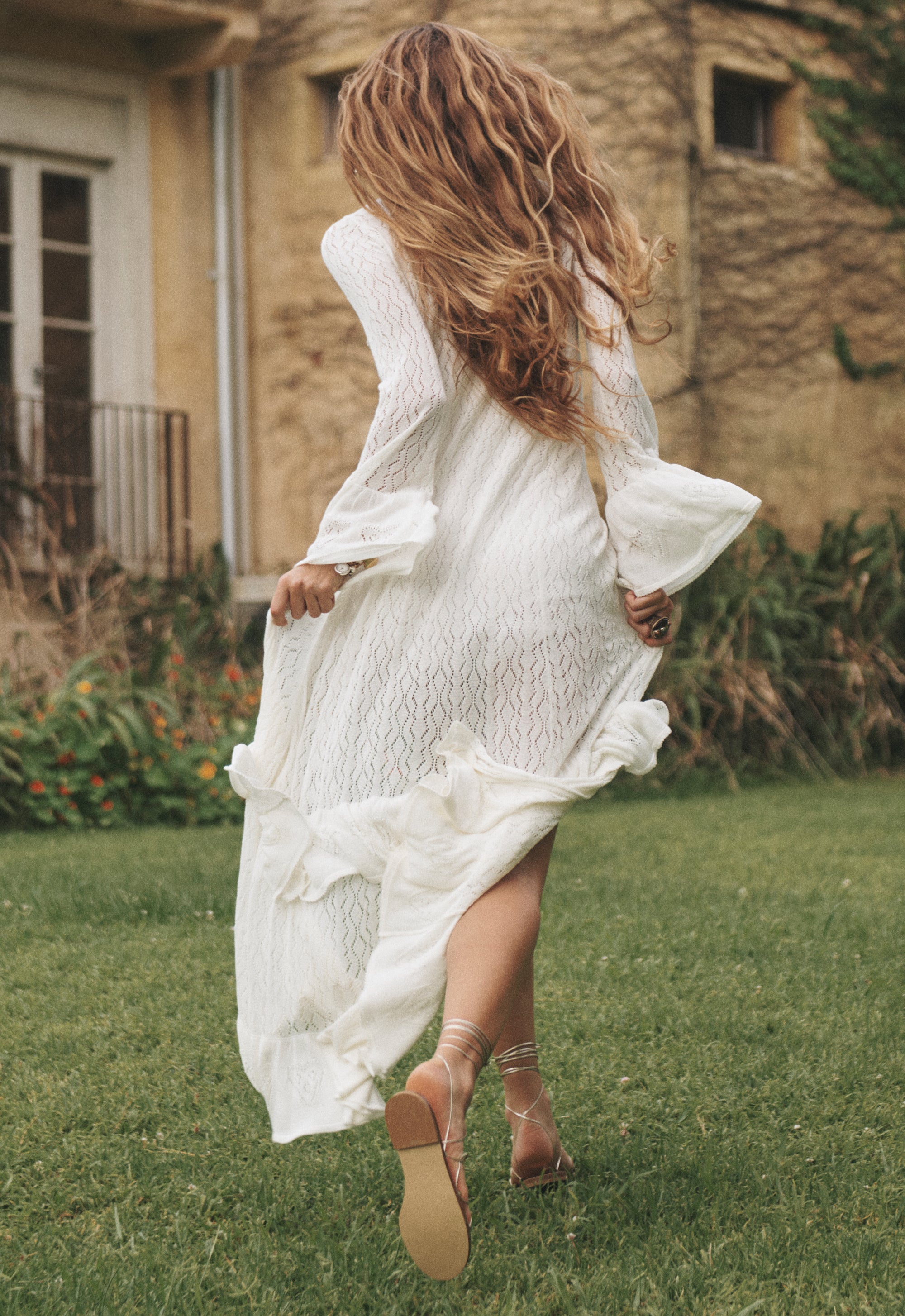 Jessa Pointelle Duster // Vintage Cream